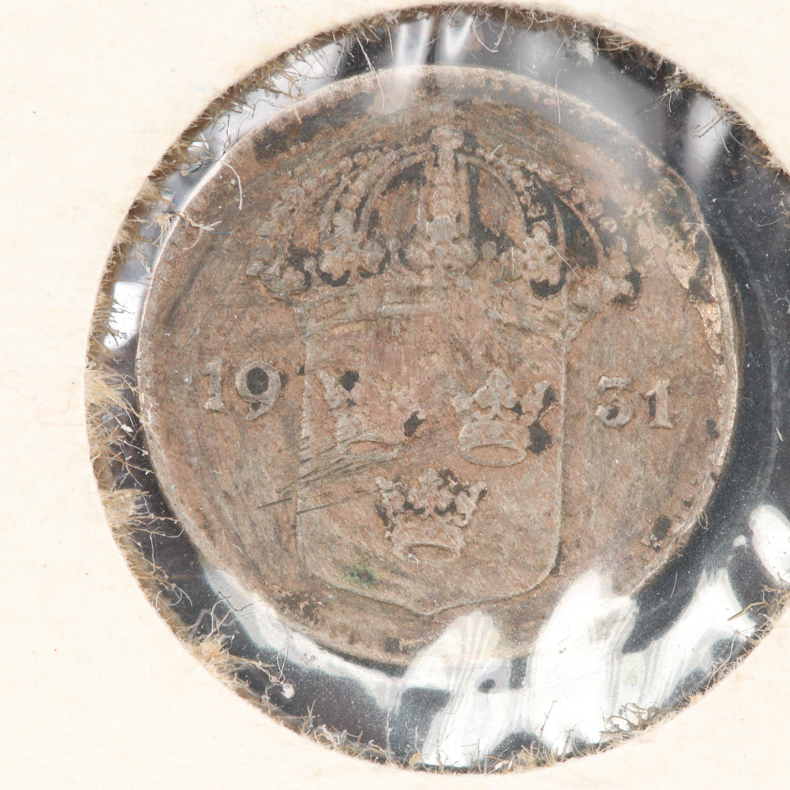 Fourteen Foreign Silver Coins