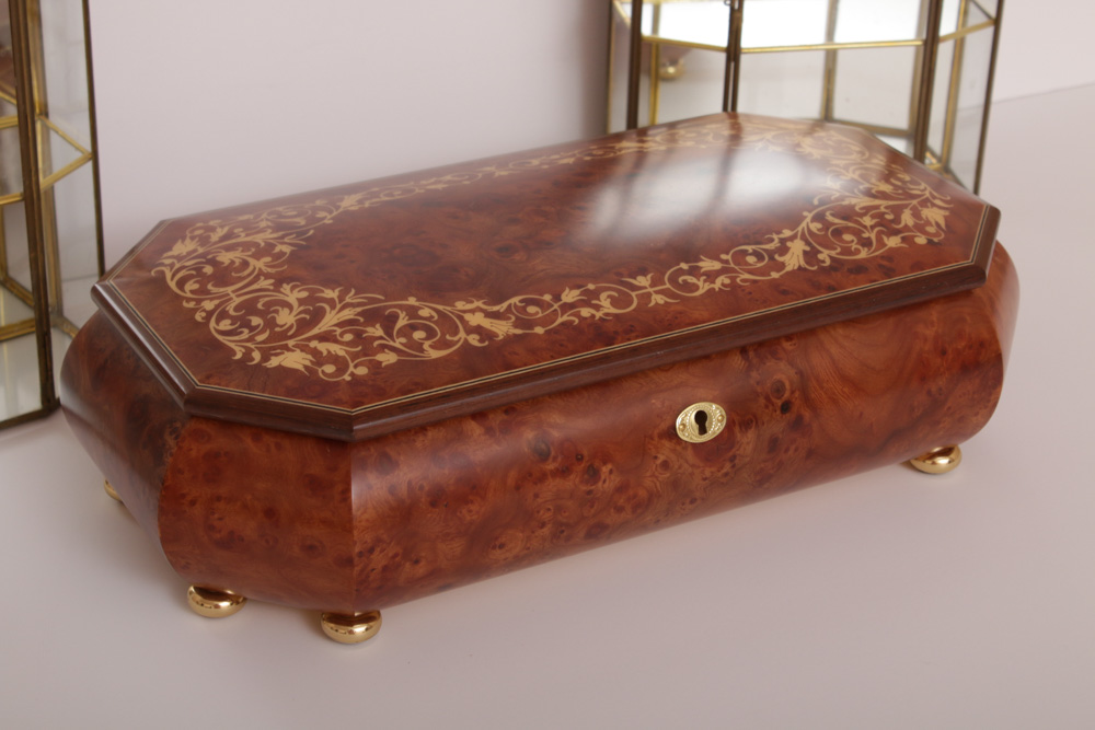 Burl Wood Music Box from The San Francisco Music Box Company