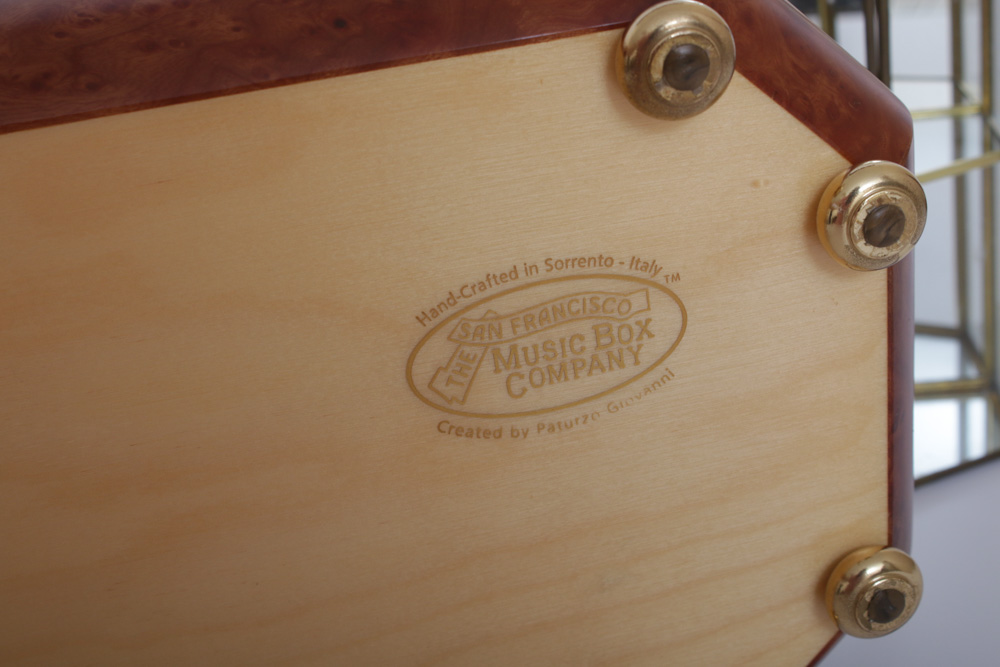 Burl Wood Music Box from The San Francisco Music Box Company