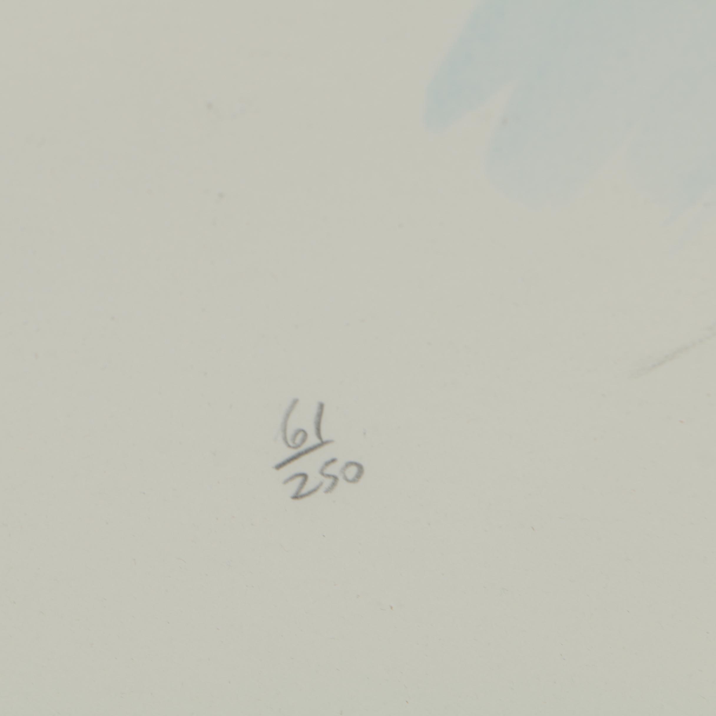 Mary Vickers Hand Colored Lithograph