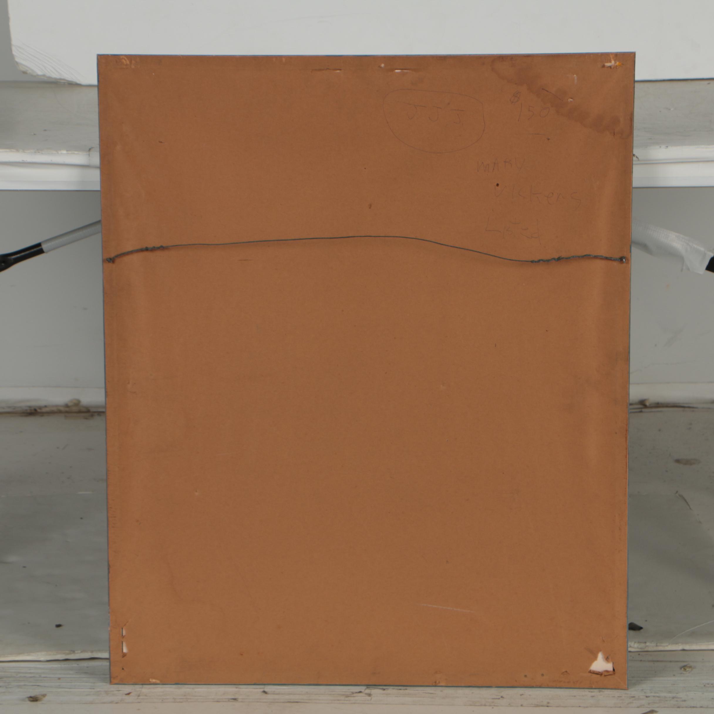 Mary Vickers Hand Colored Lithograph