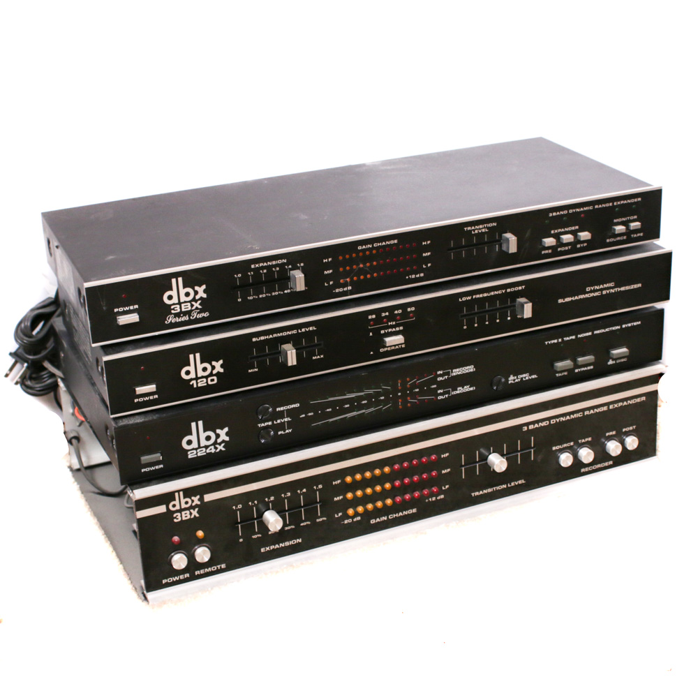dbx Noise Reduction, Synthesizer and Range Expander Audio Components