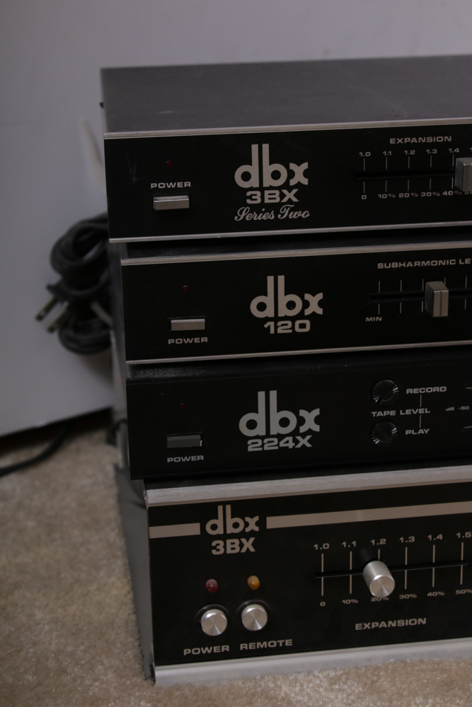dbx Noise Reduction, Synthesizer and Range Expander Audio Components