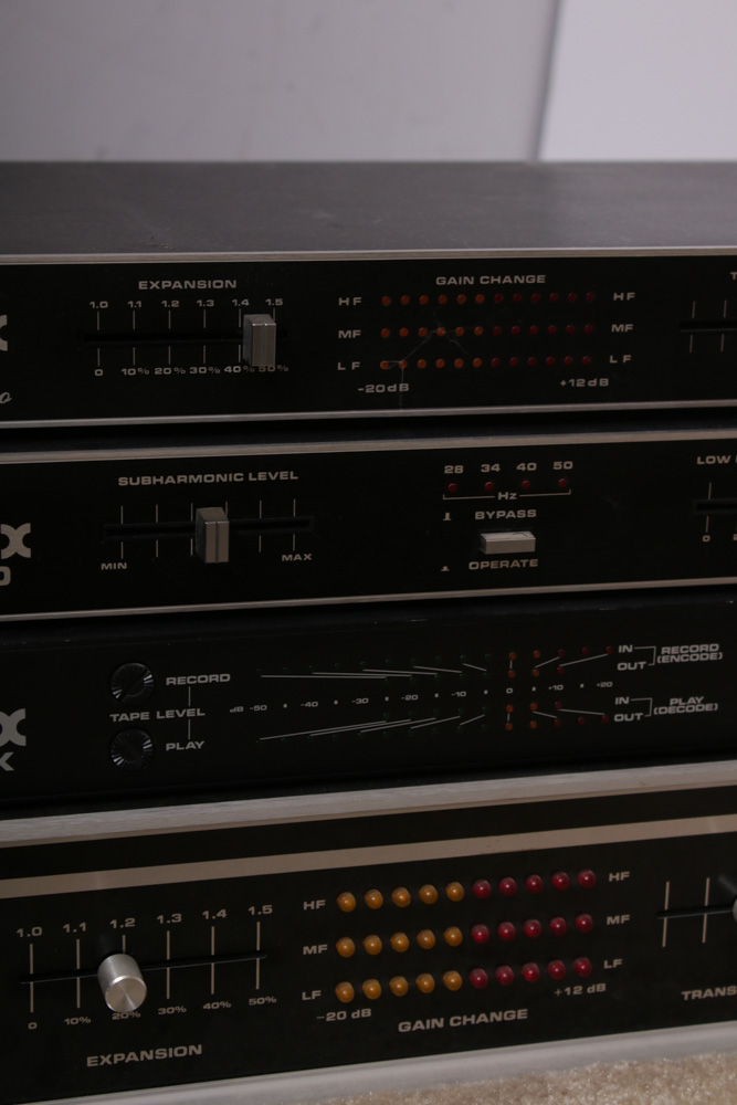 dbx Noise Reduction, Synthesizer and Range Expander Audio Components