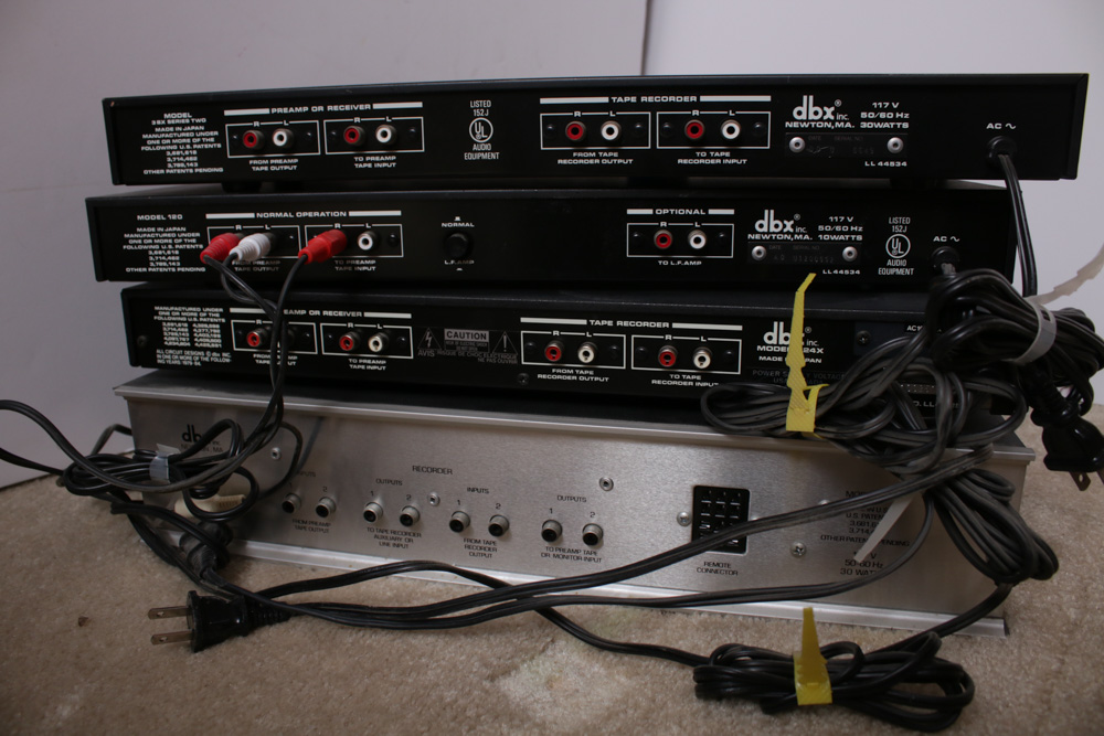 dbx Noise Reduction, Synthesizer and Range Expander Audio Components