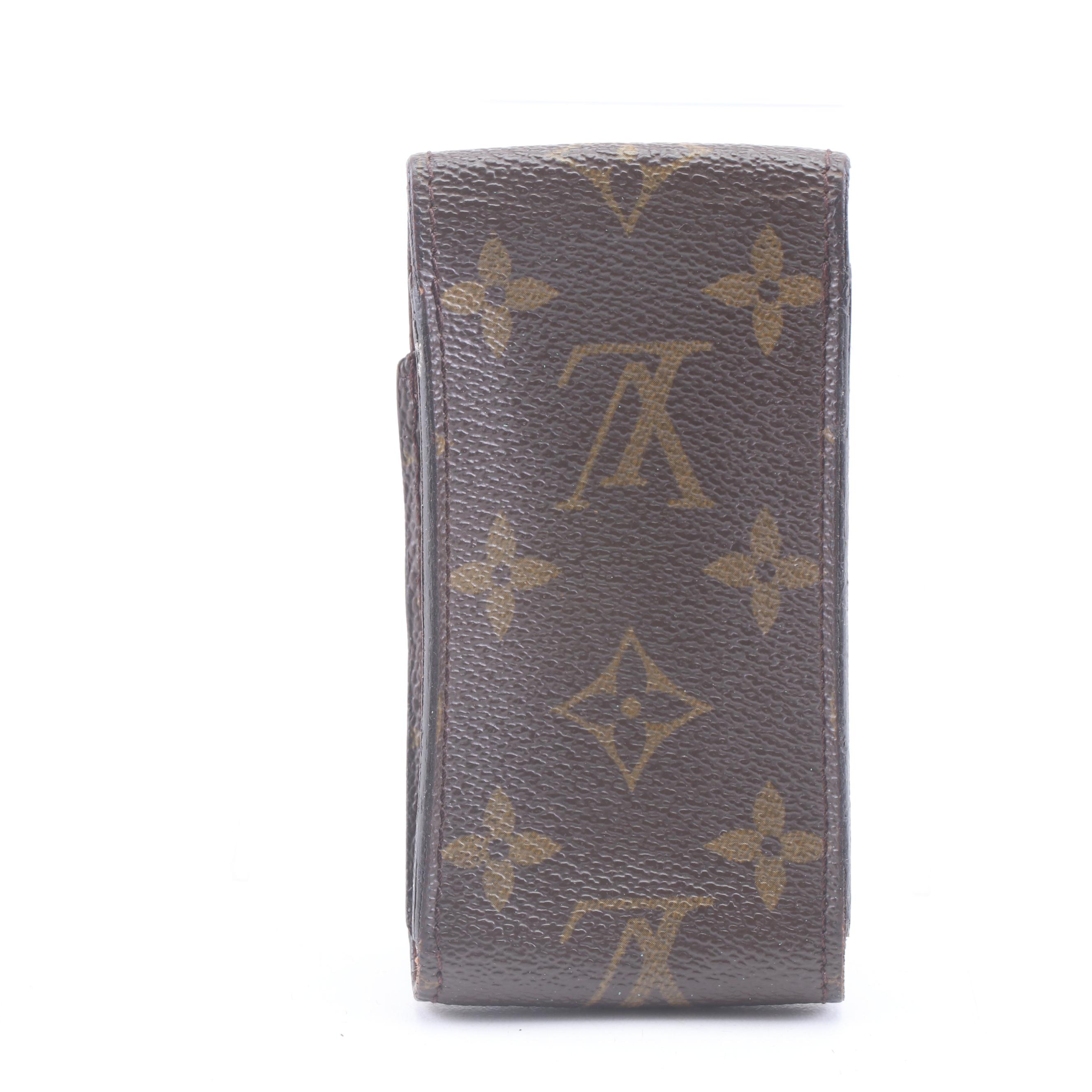 Louis Vuitton Paris Monogram Canvas Wallet and Cell Phone Case