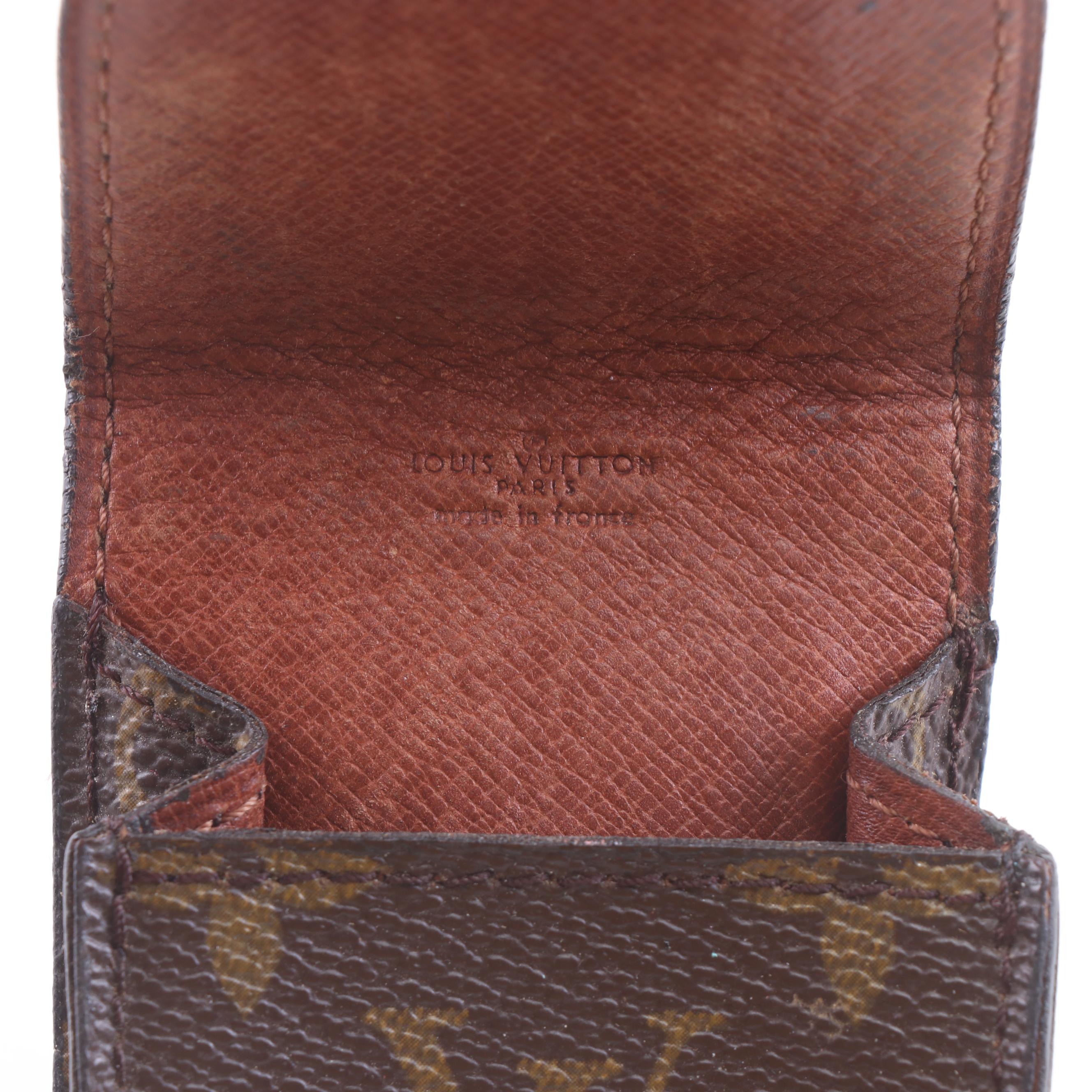 Louis Vuitton Paris Monogram Canvas Wallet and Cell Phone Case