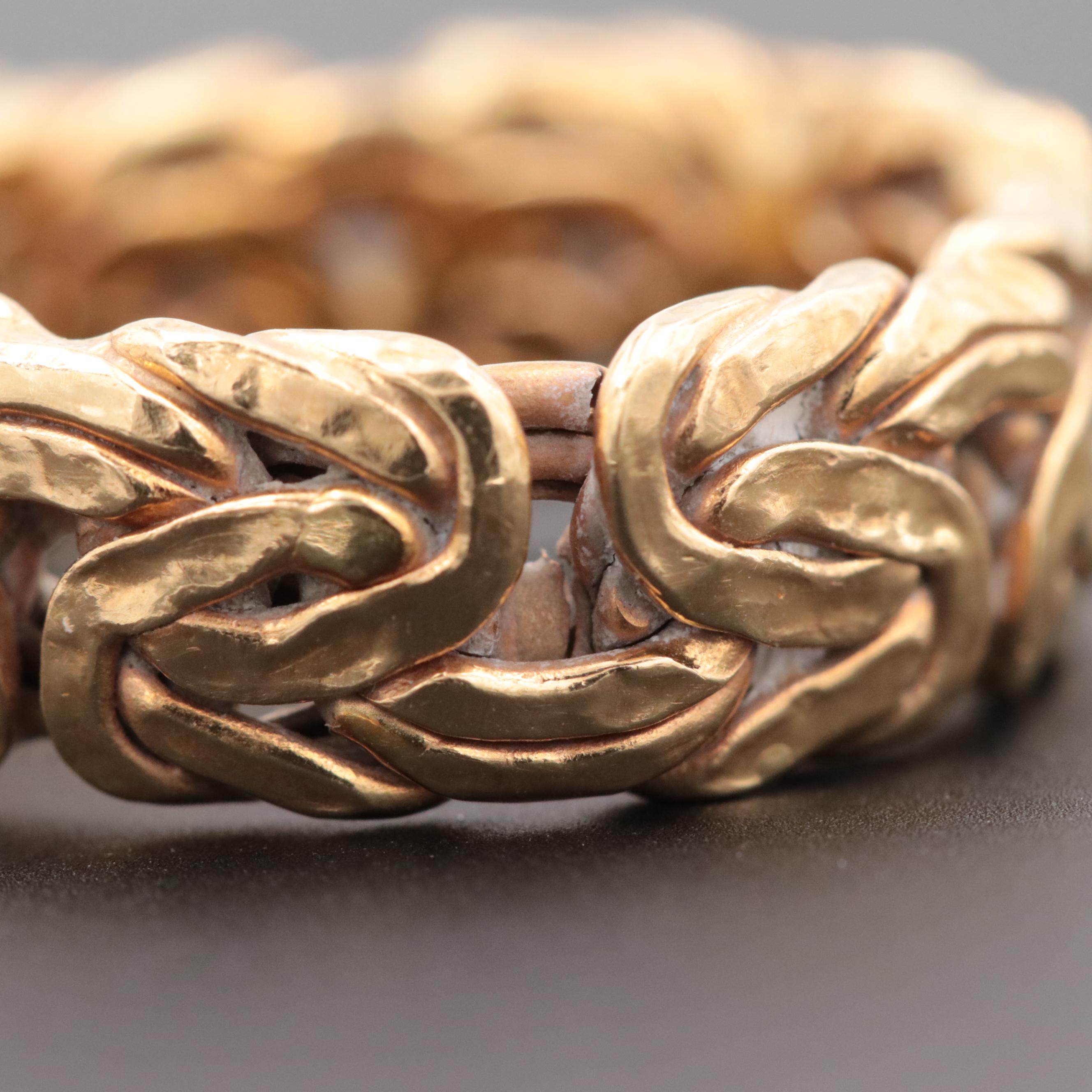 18K Yellow Gold Ring