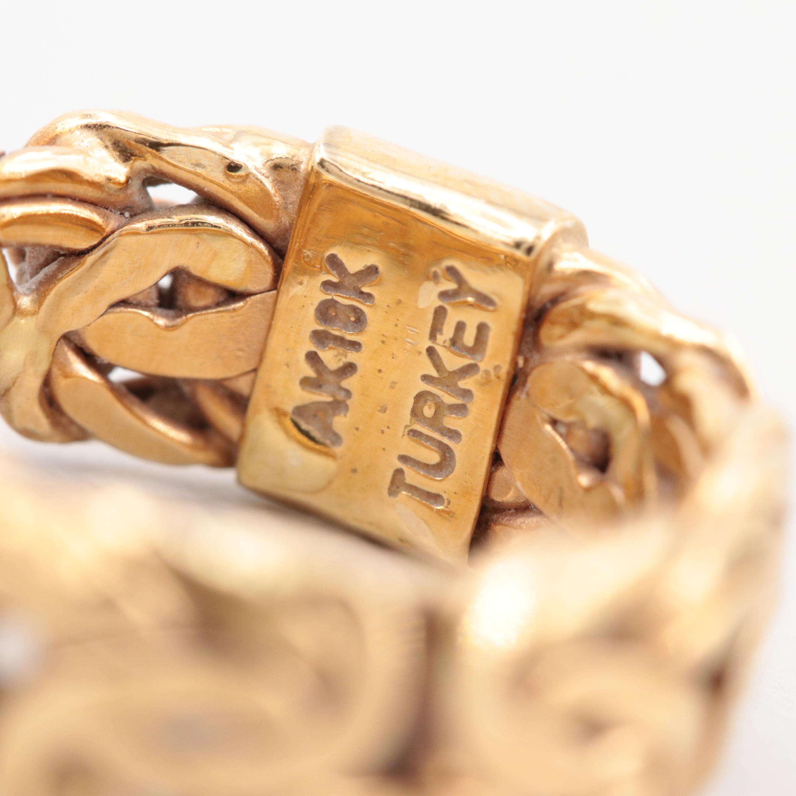 18K Yellow Gold Ring