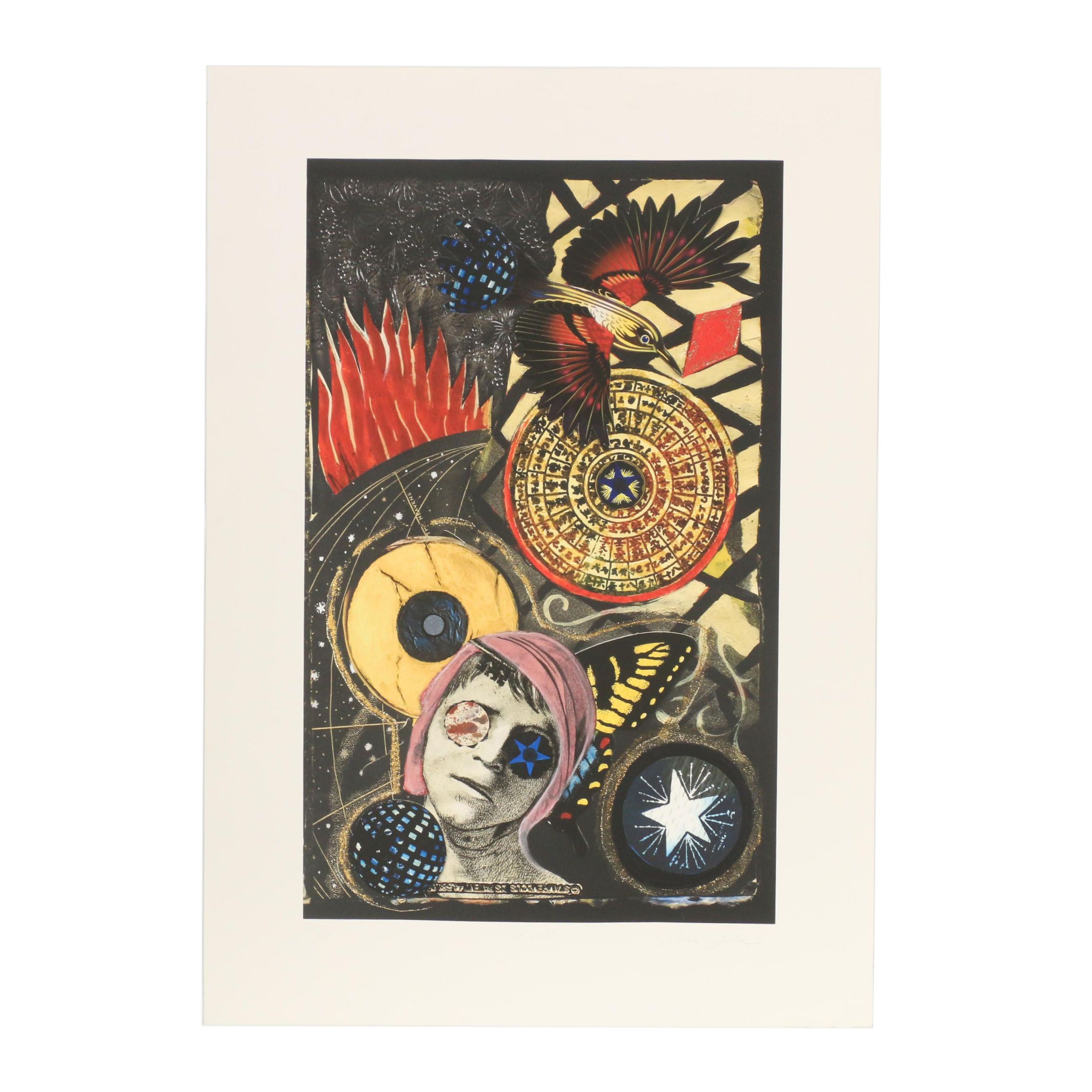 Nick Bubash 2012 Embellished Giclée "PGH 250"