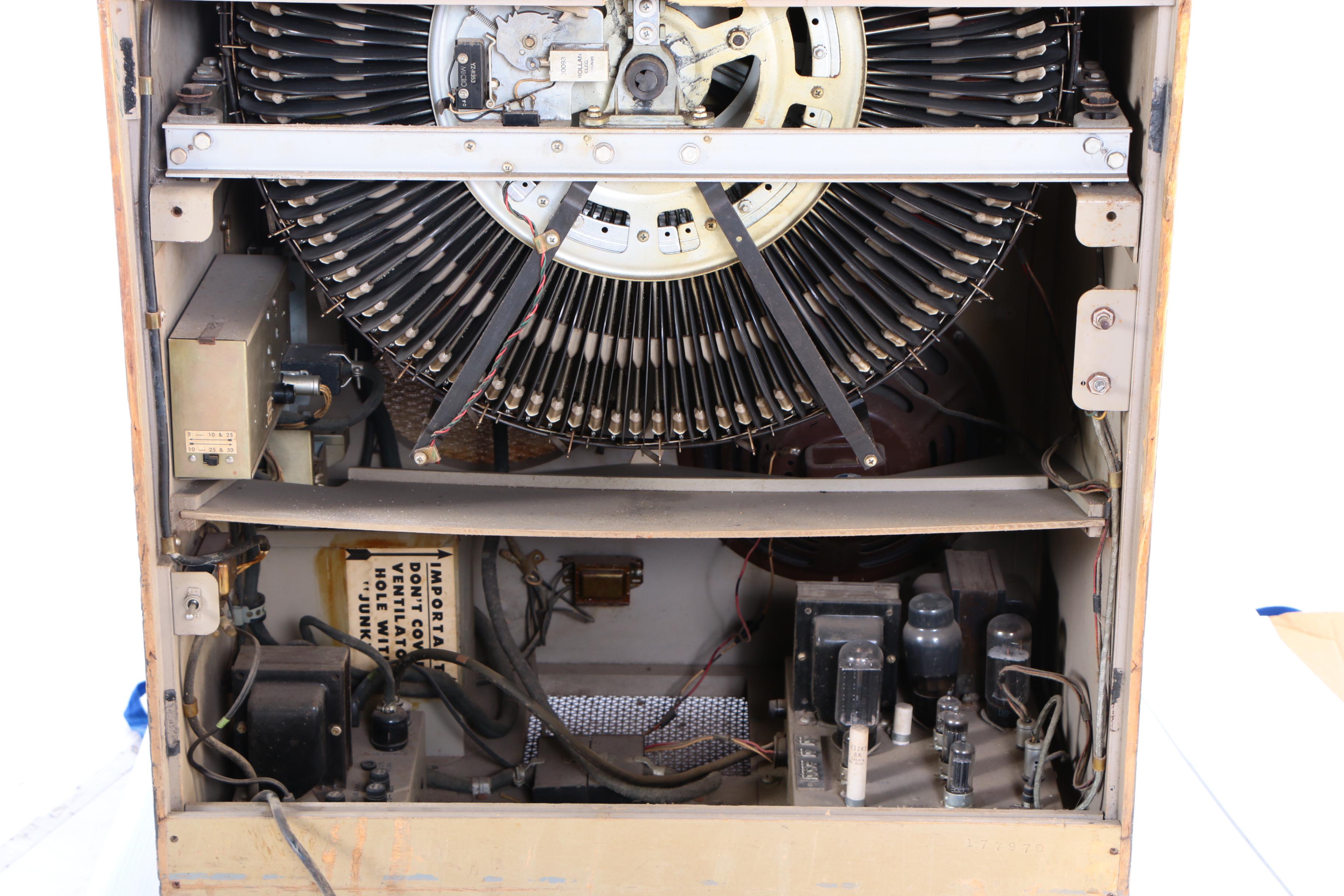 Rock-Ola Mfg. Corp., "Model 1465" 200-Selection Hi-Fi Jukebox, 1958