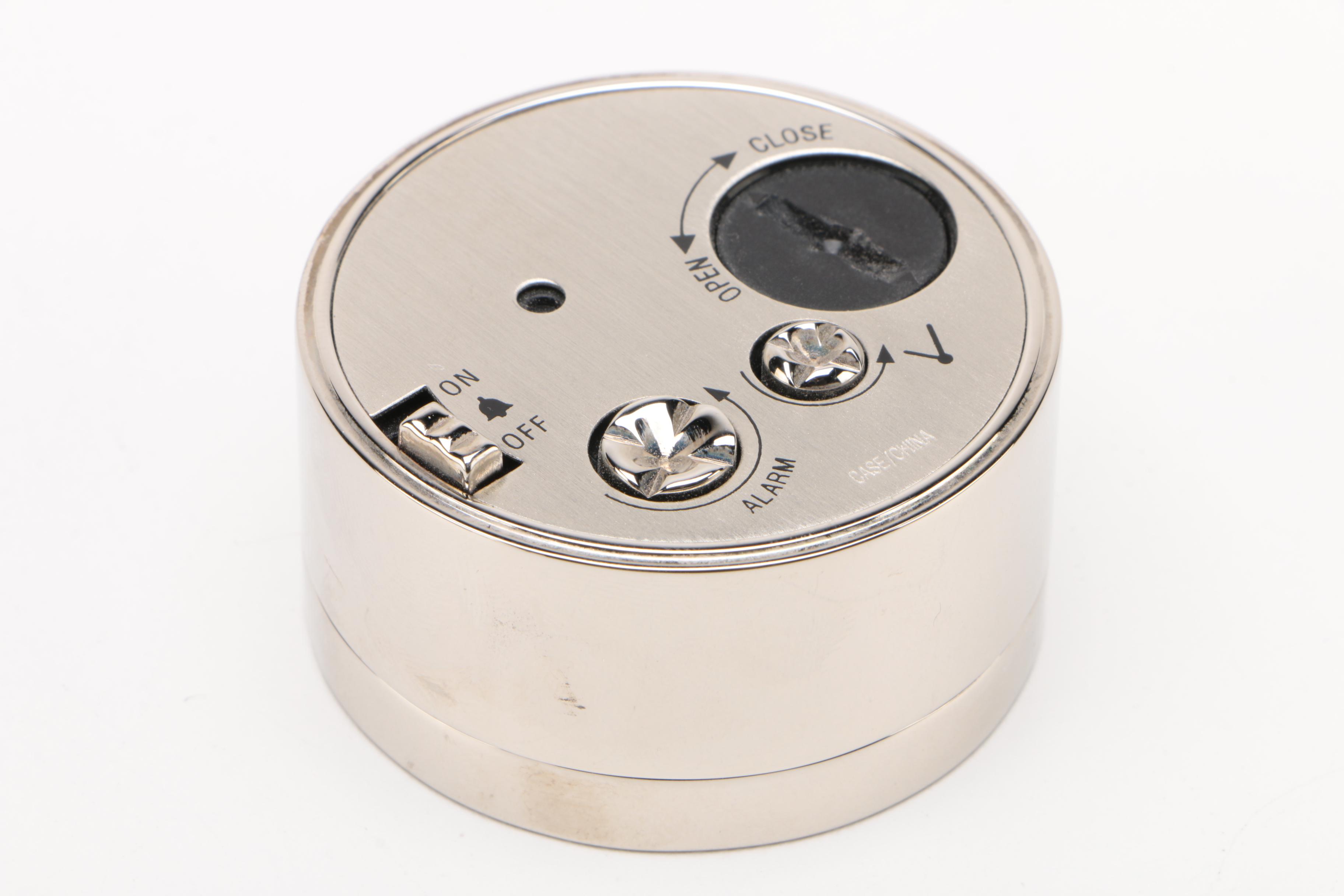 Neiman Marcus Dual Stop Watch and Travel Clock with Case