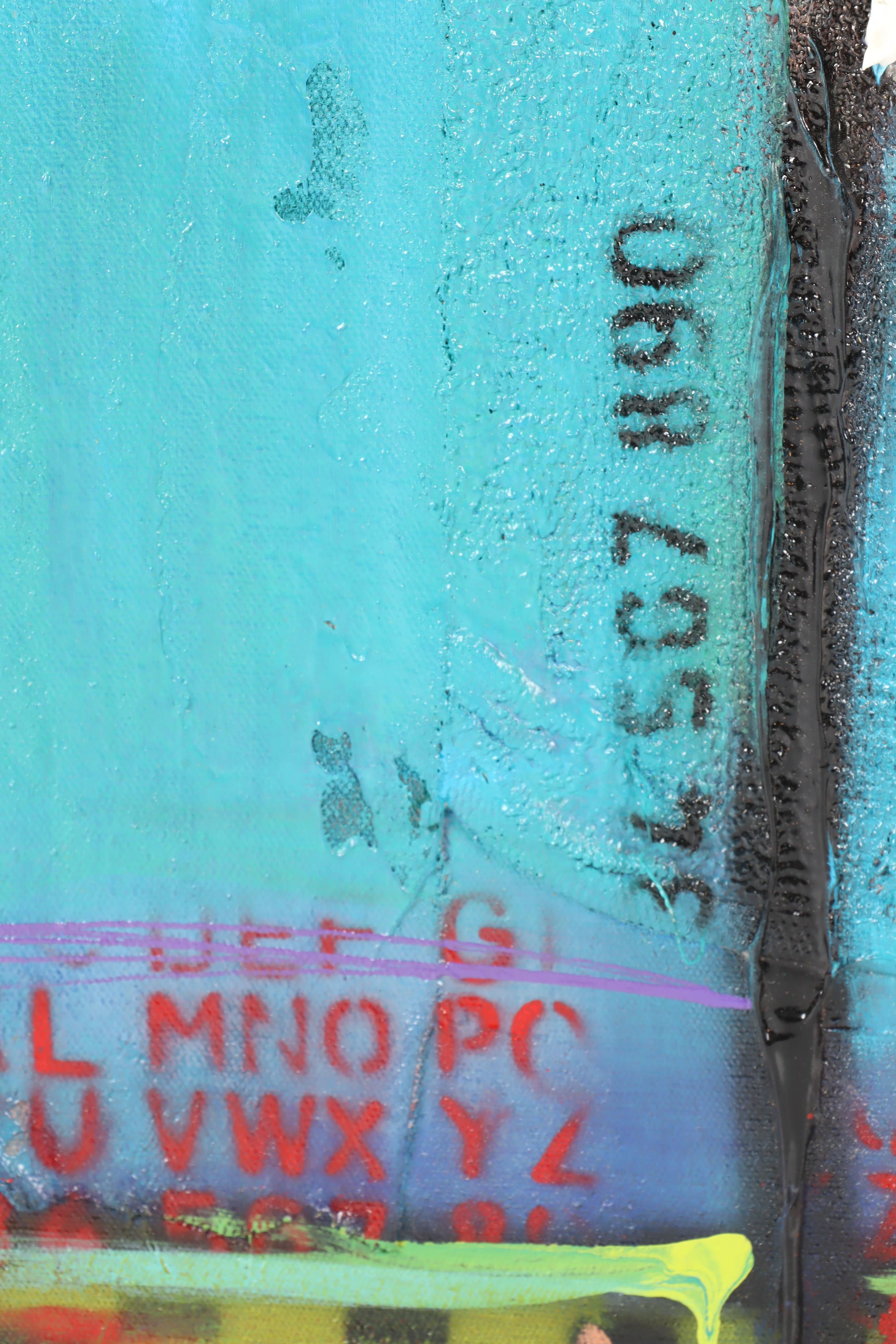 William Debilzan Acrylic Painting "2 as 1"