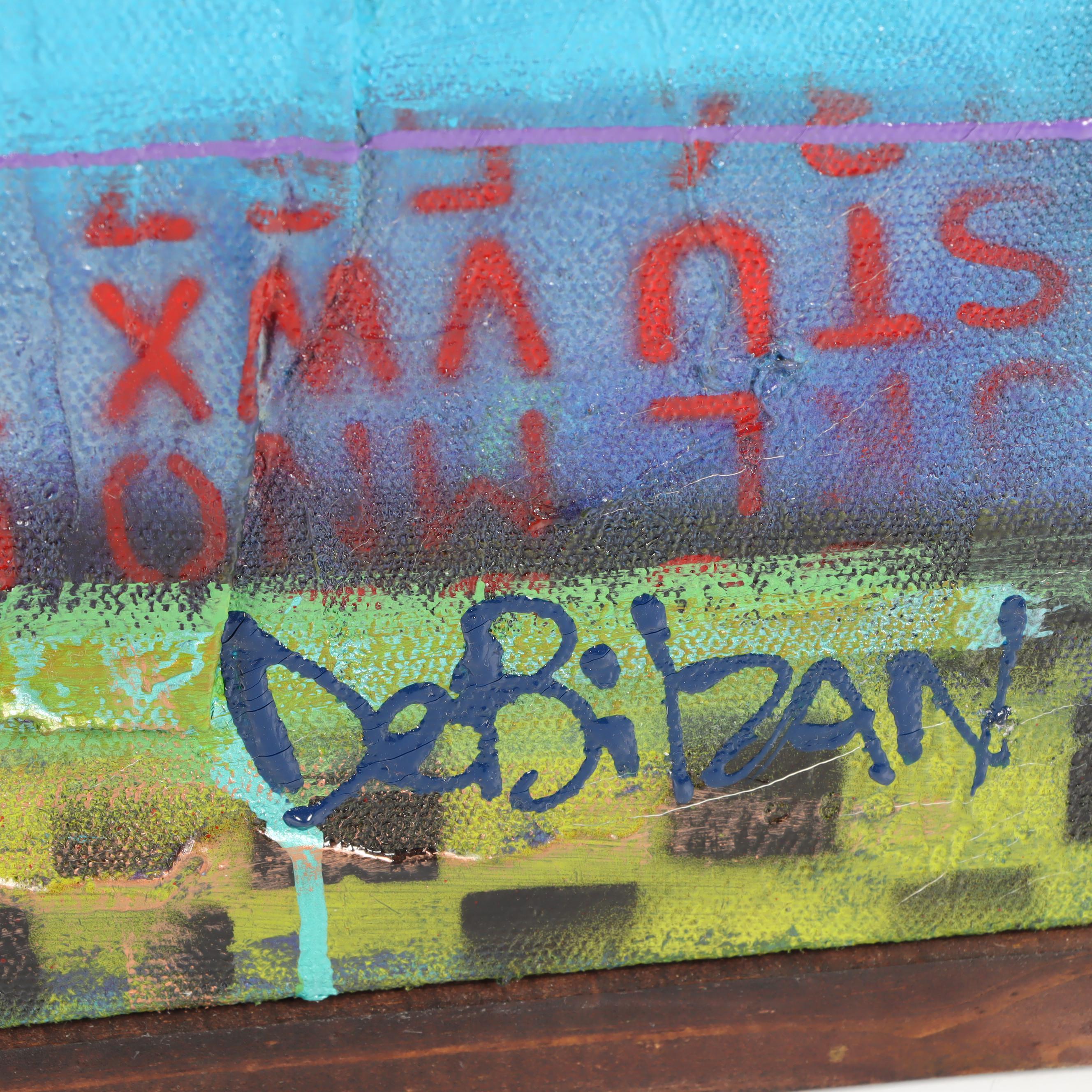 William Debilzan Acrylic Painting "2 as 1"