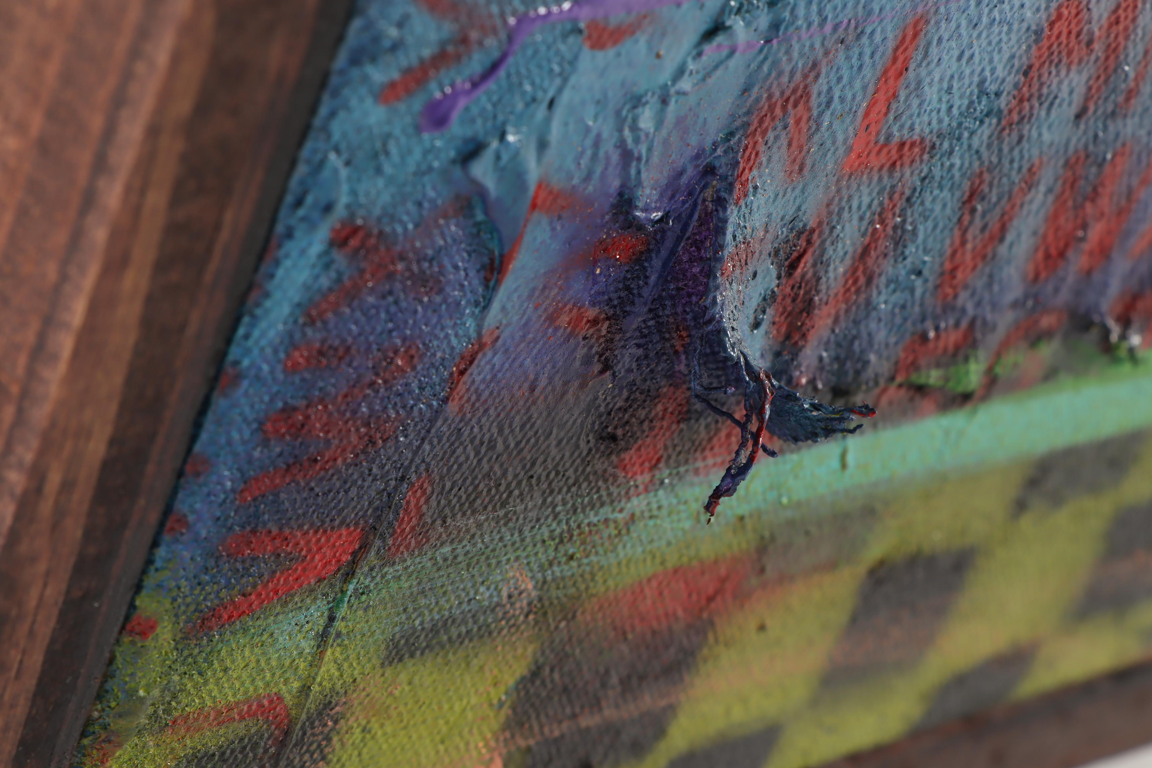 William Debilzan Acrylic Painting "2 as 1"