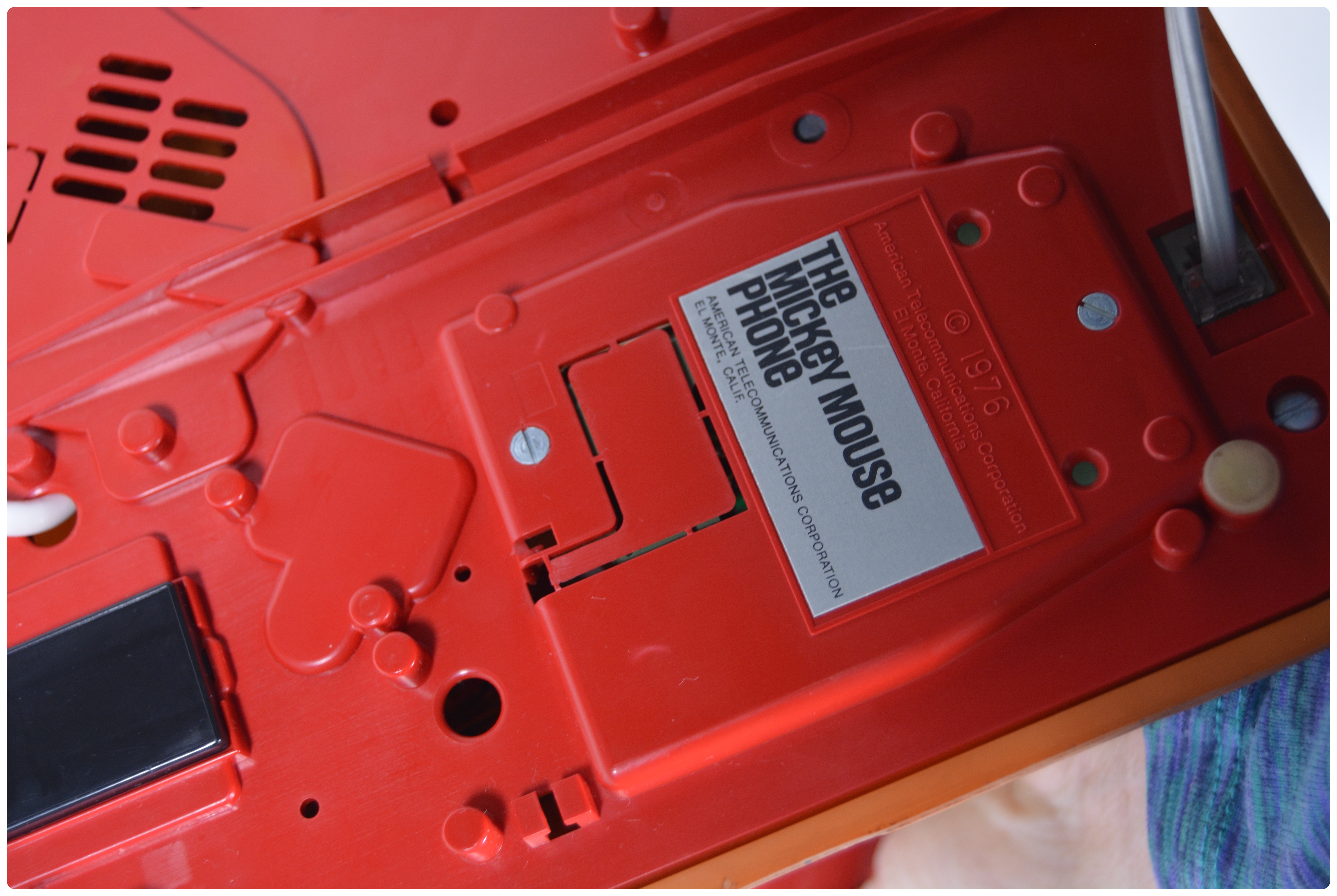 1976 Walt Disney Mickey Mouse Rotary Telephone