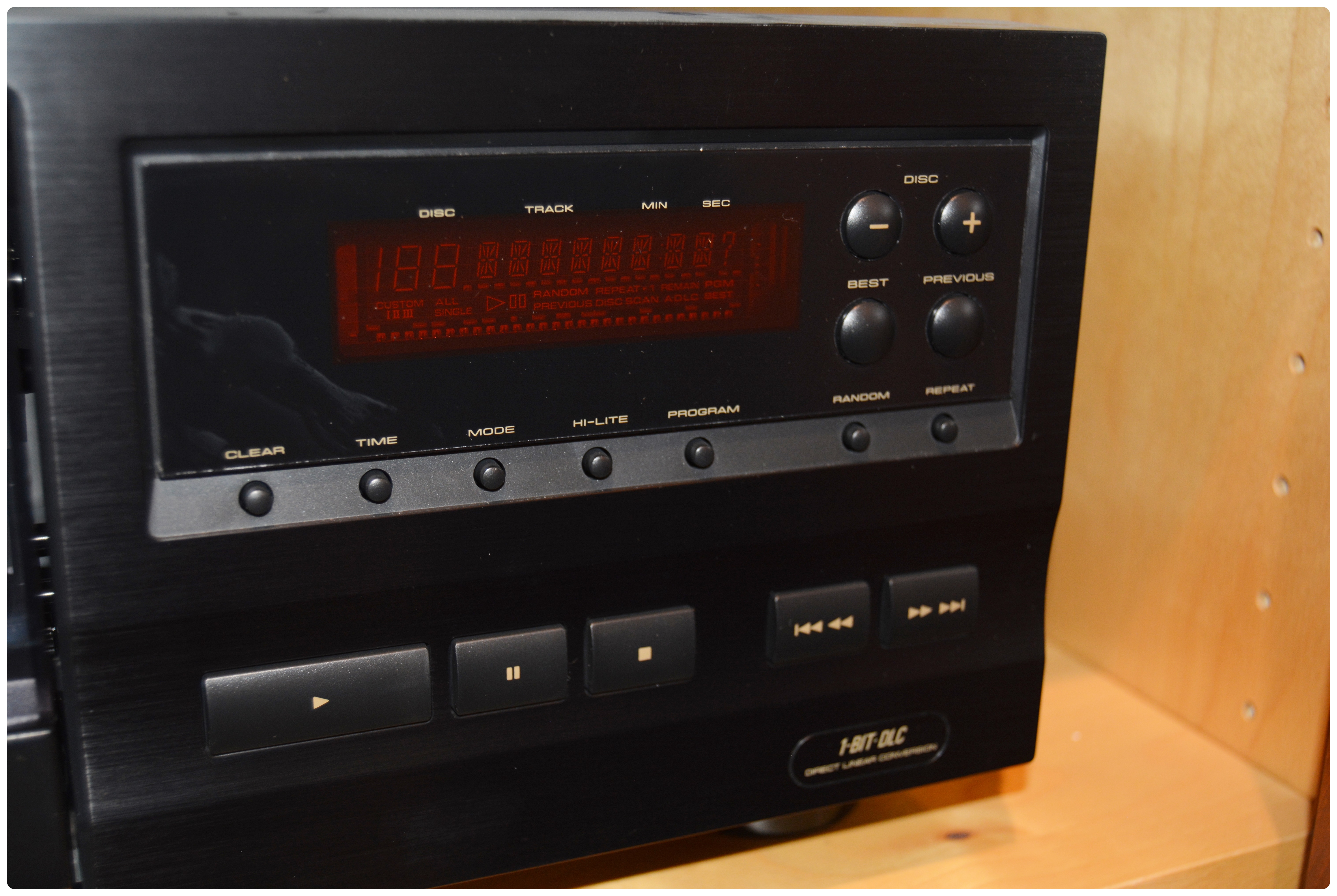 Pioneer 25 Disc CD Player, Pioneer Multi-Channel Receiver and Magnavox Player