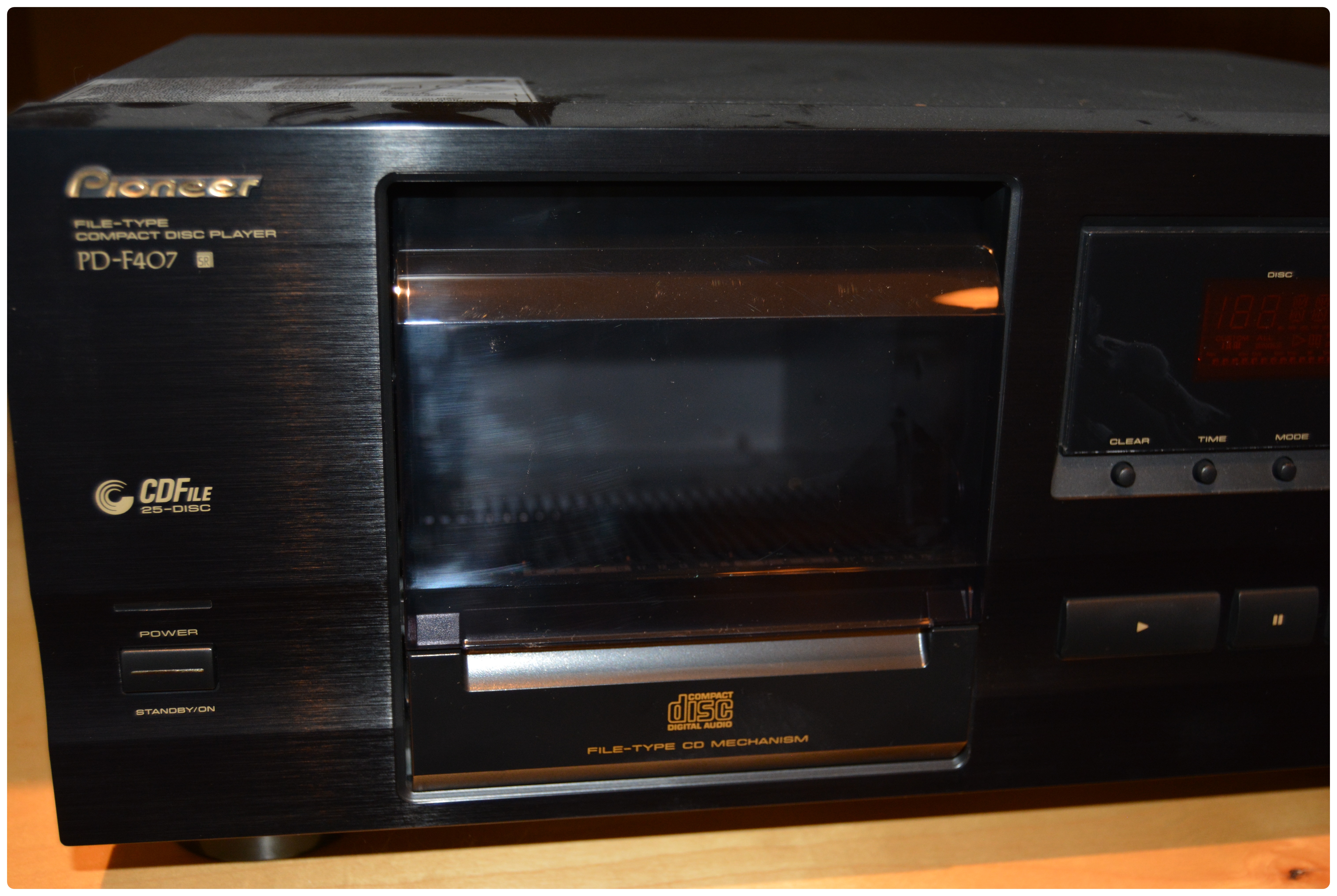 Pioneer 25 Disc CD Player, Pioneer Multi-Channel Receiver and Magnavox Player