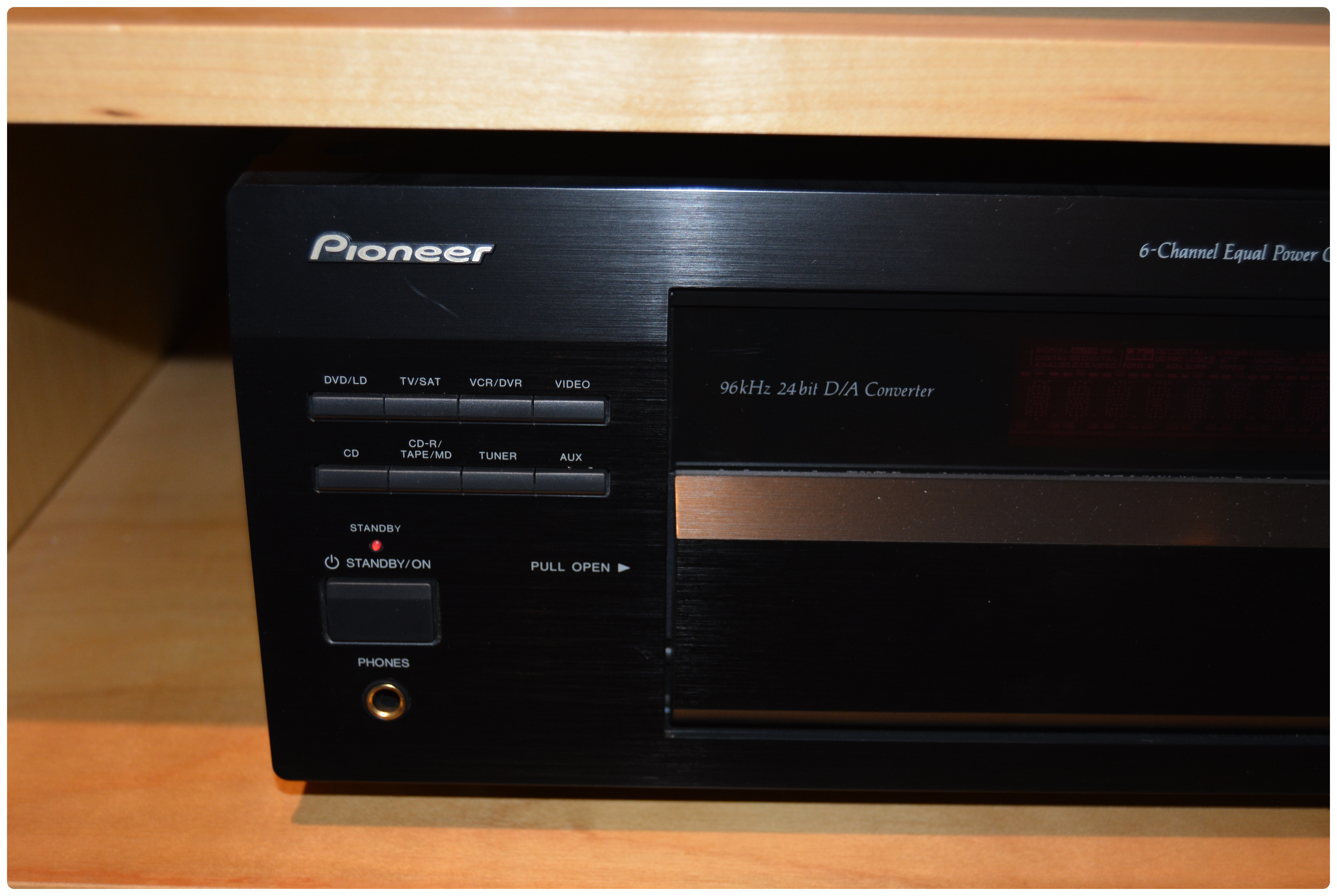 Pioneer 25 Disc CD Player, Pioneer Multi-Channel Receiver and Magnavox Player