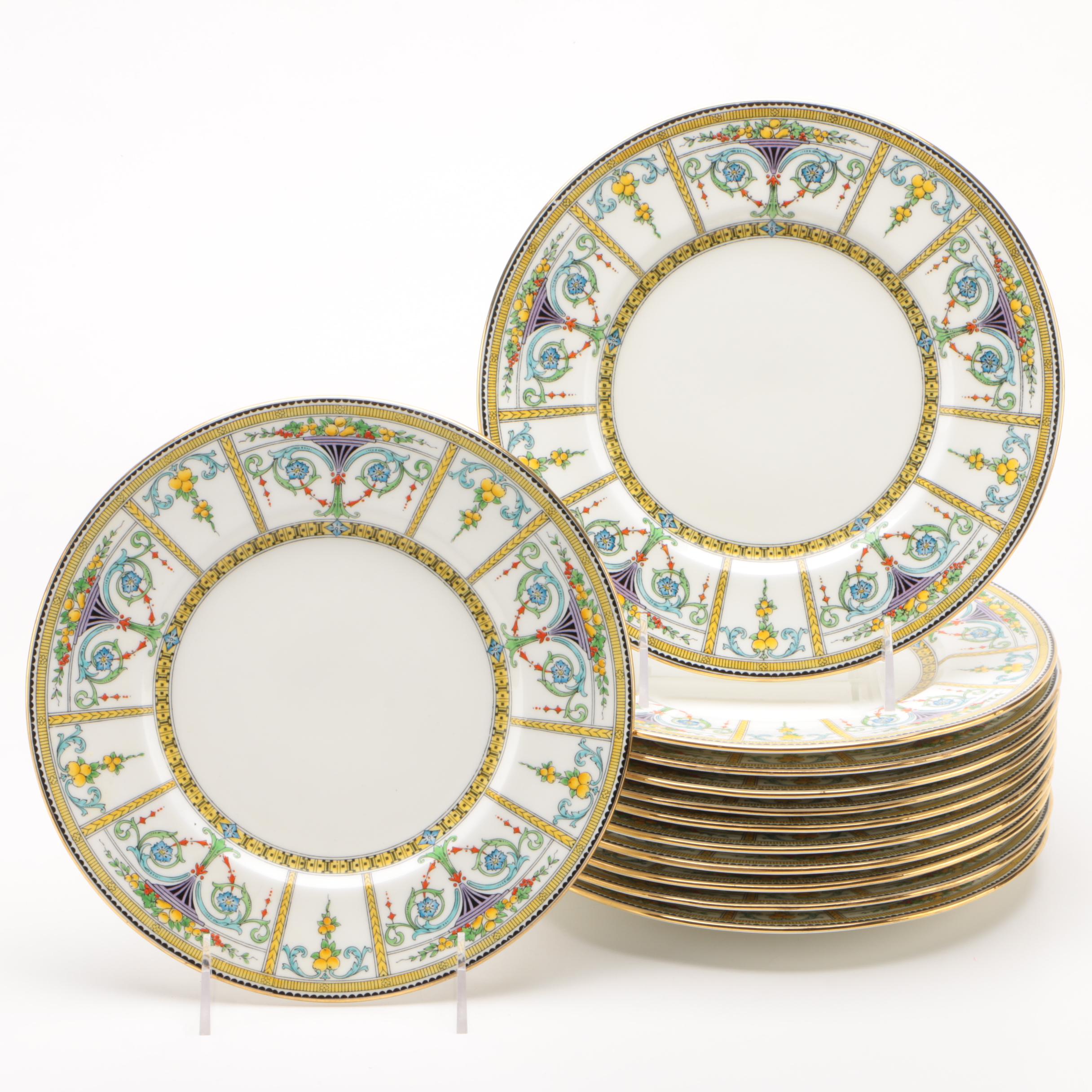 Minton Bone China Luncheon Plates, Circa 1912–1950