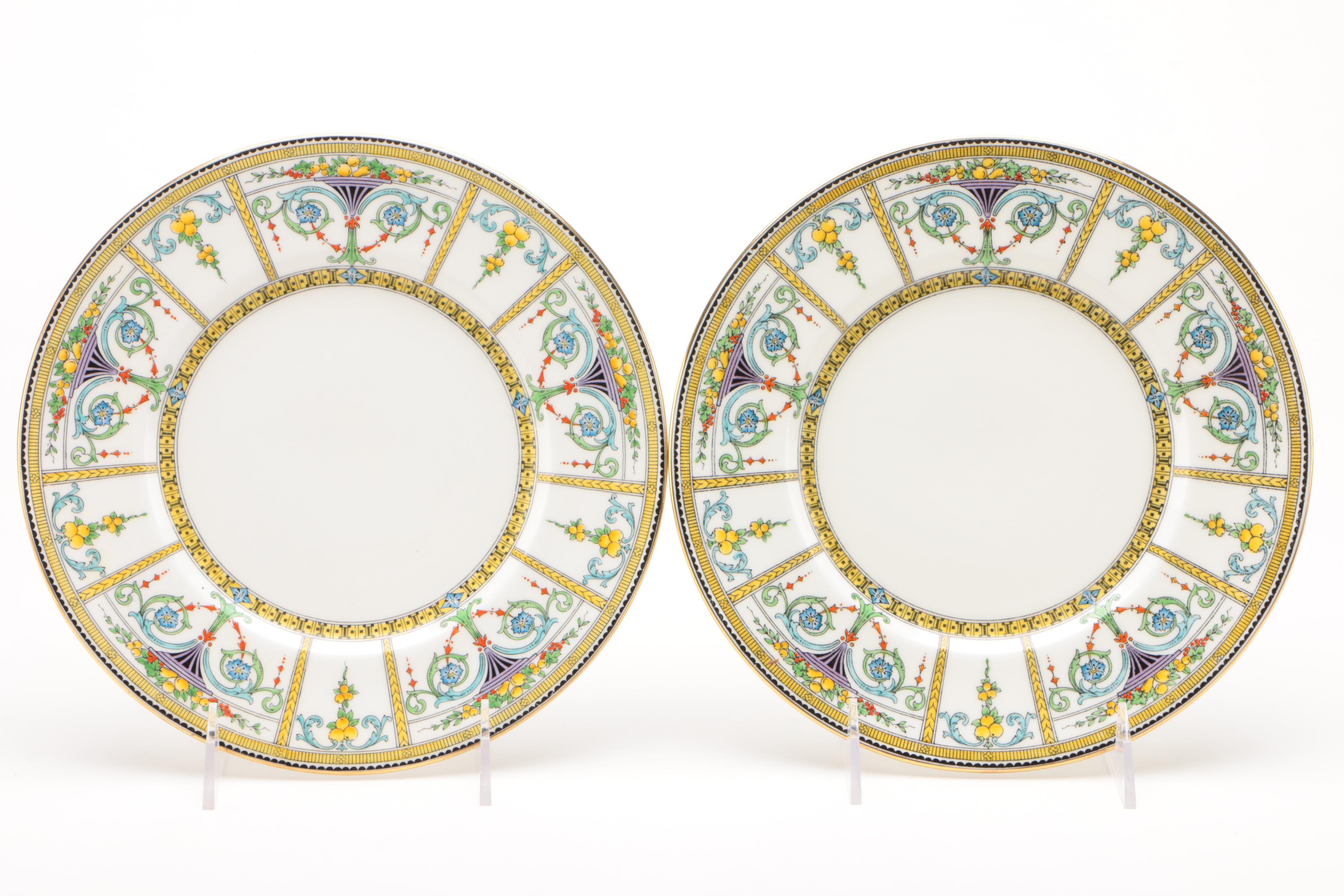 Minton Bone China Luncheon Plates, Circa 1912–1950