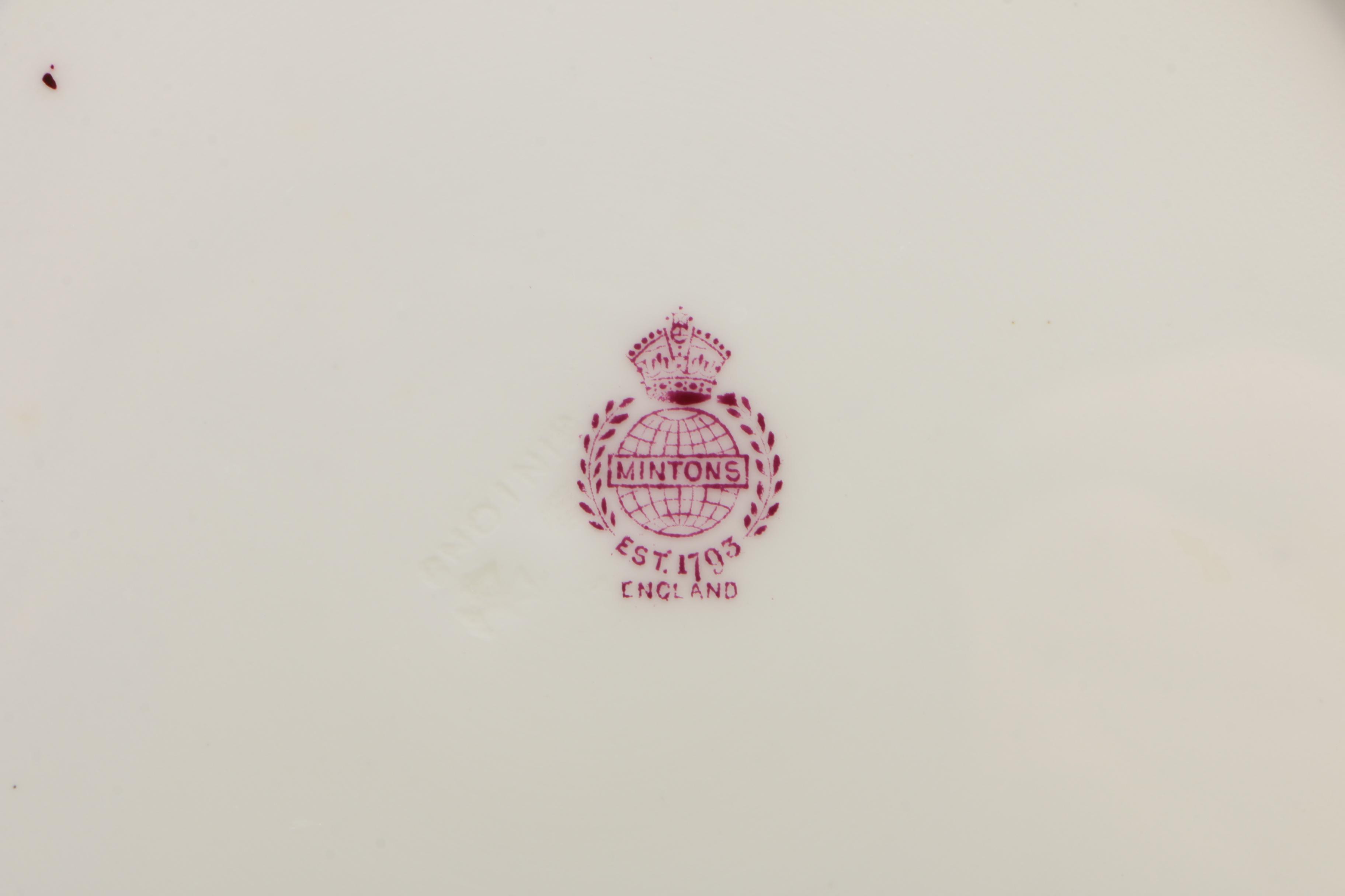 Minton Bone China Luncheon Plates, Circa 1912–1950