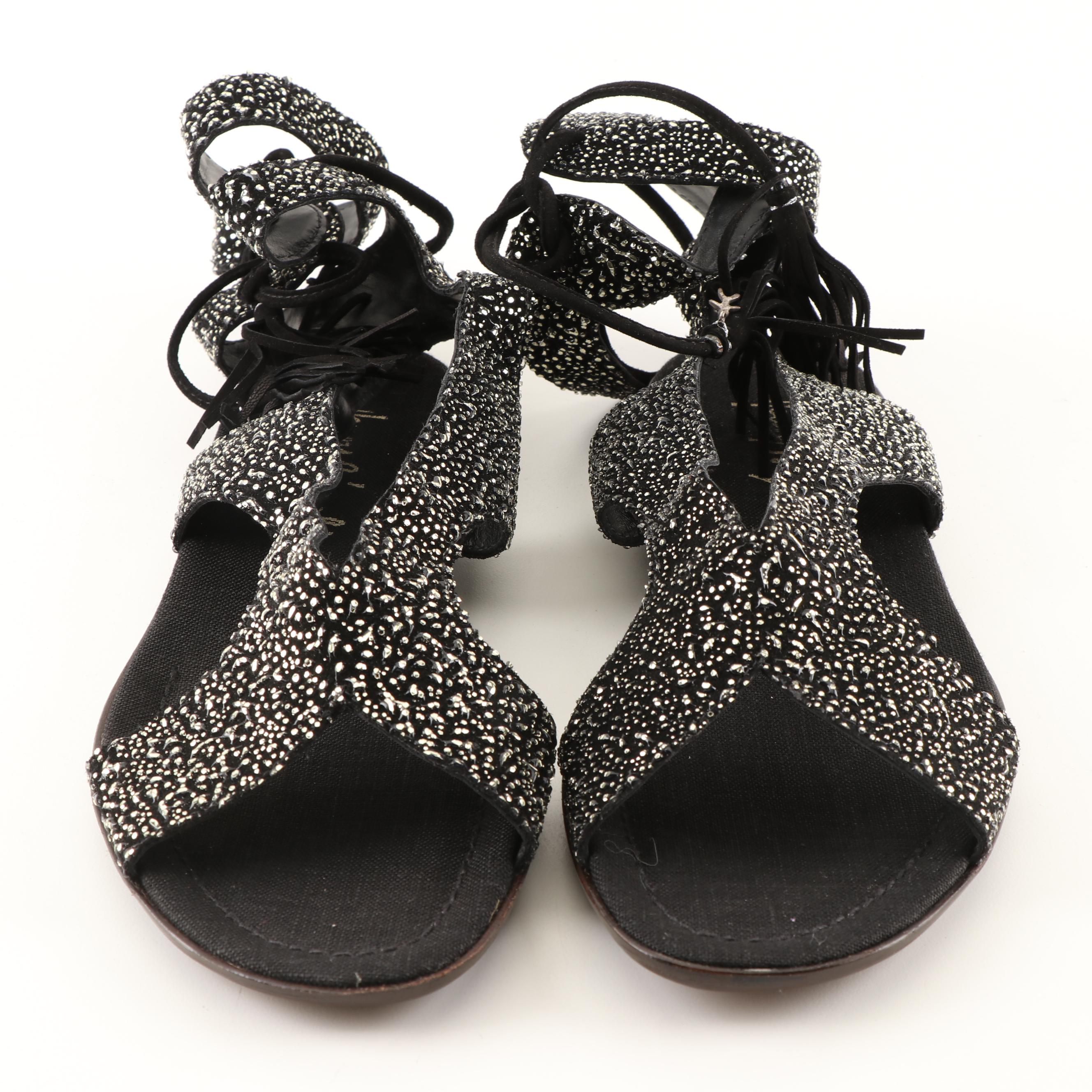 Henry Beguelin Mercurio Embellished Gladiator Sandals