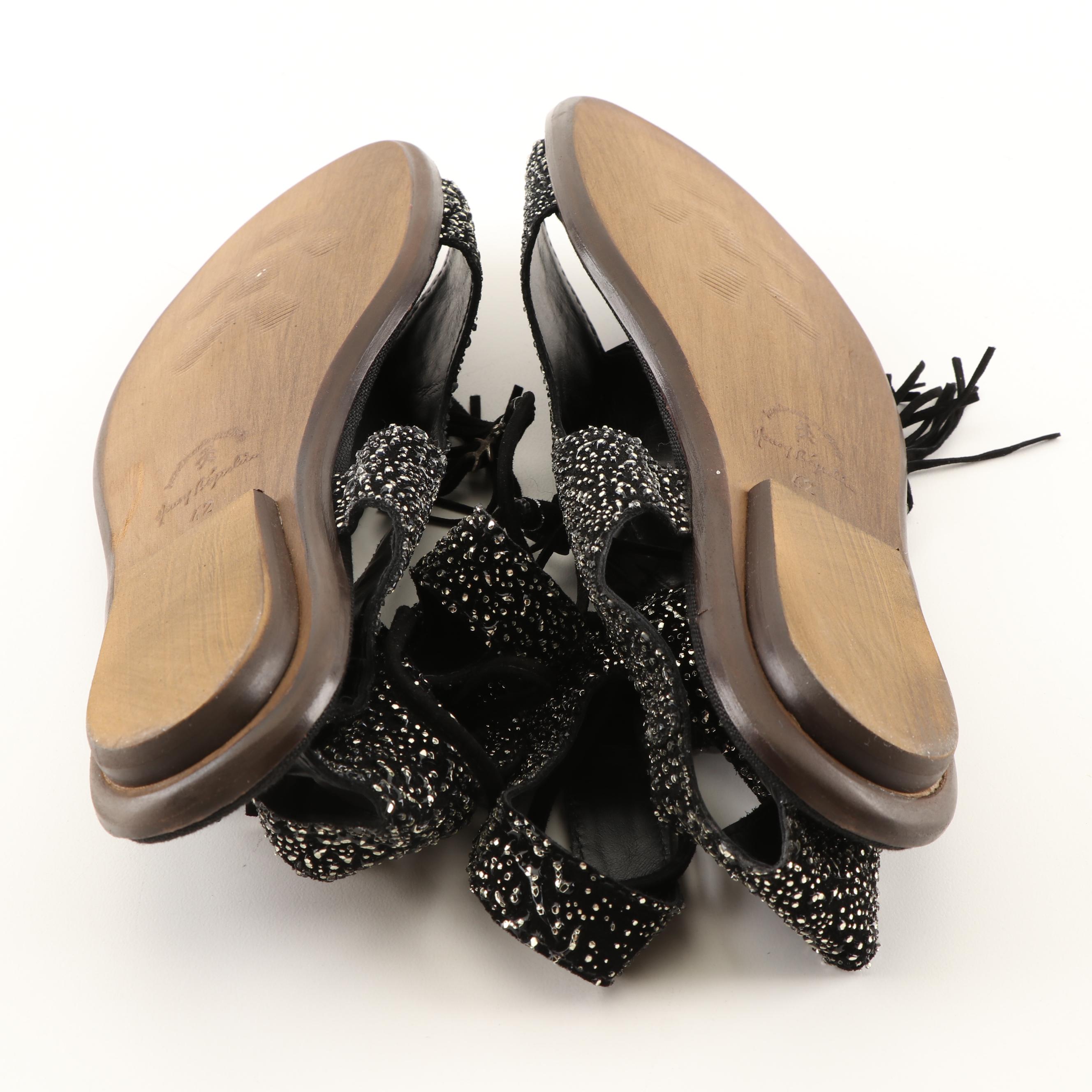 Henry Beguelin Mercurio Embellished Gladiator Sandals