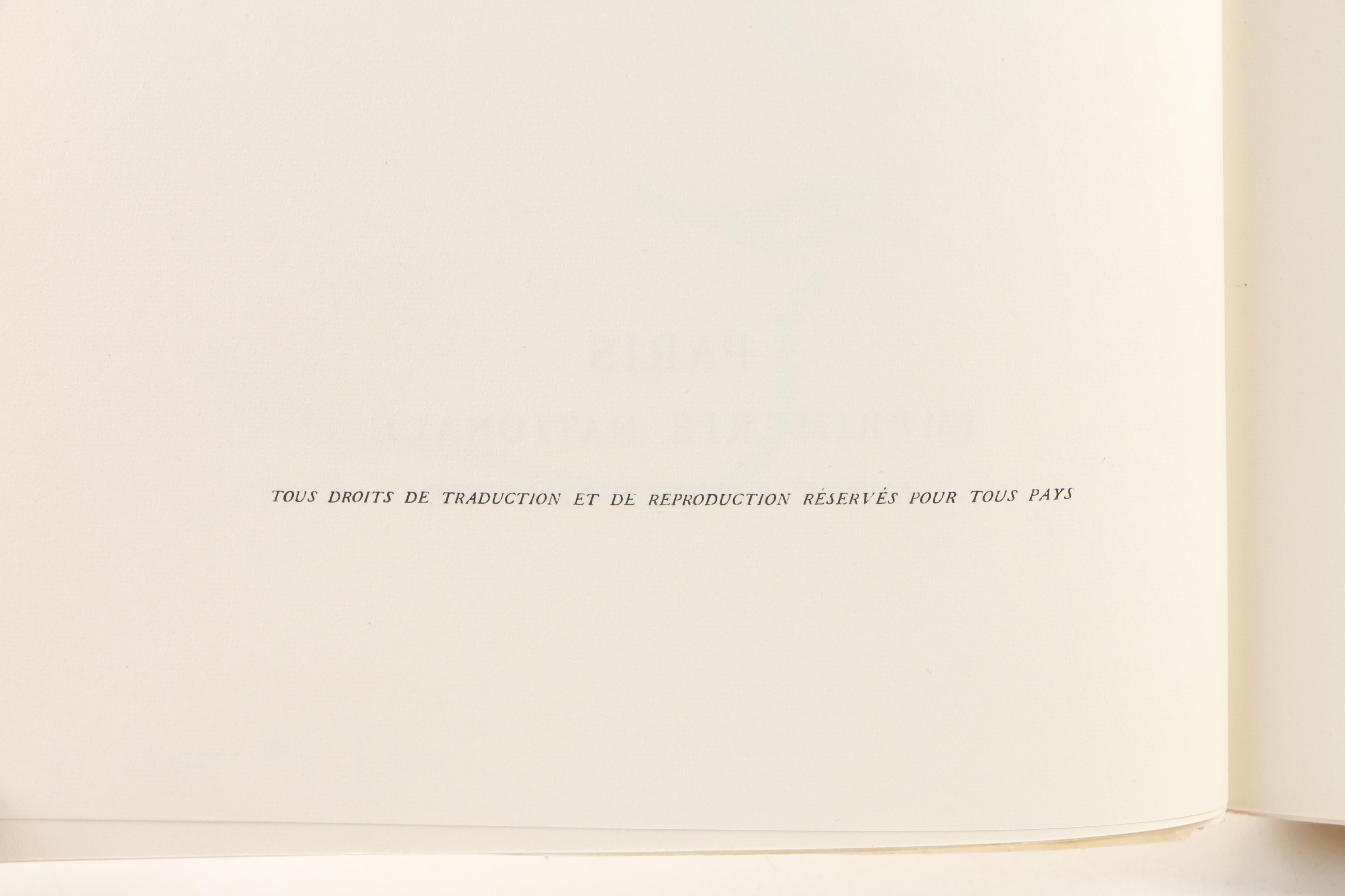 Henri Matisse Frontispiece "La Vagabonde" by Collette, 1951