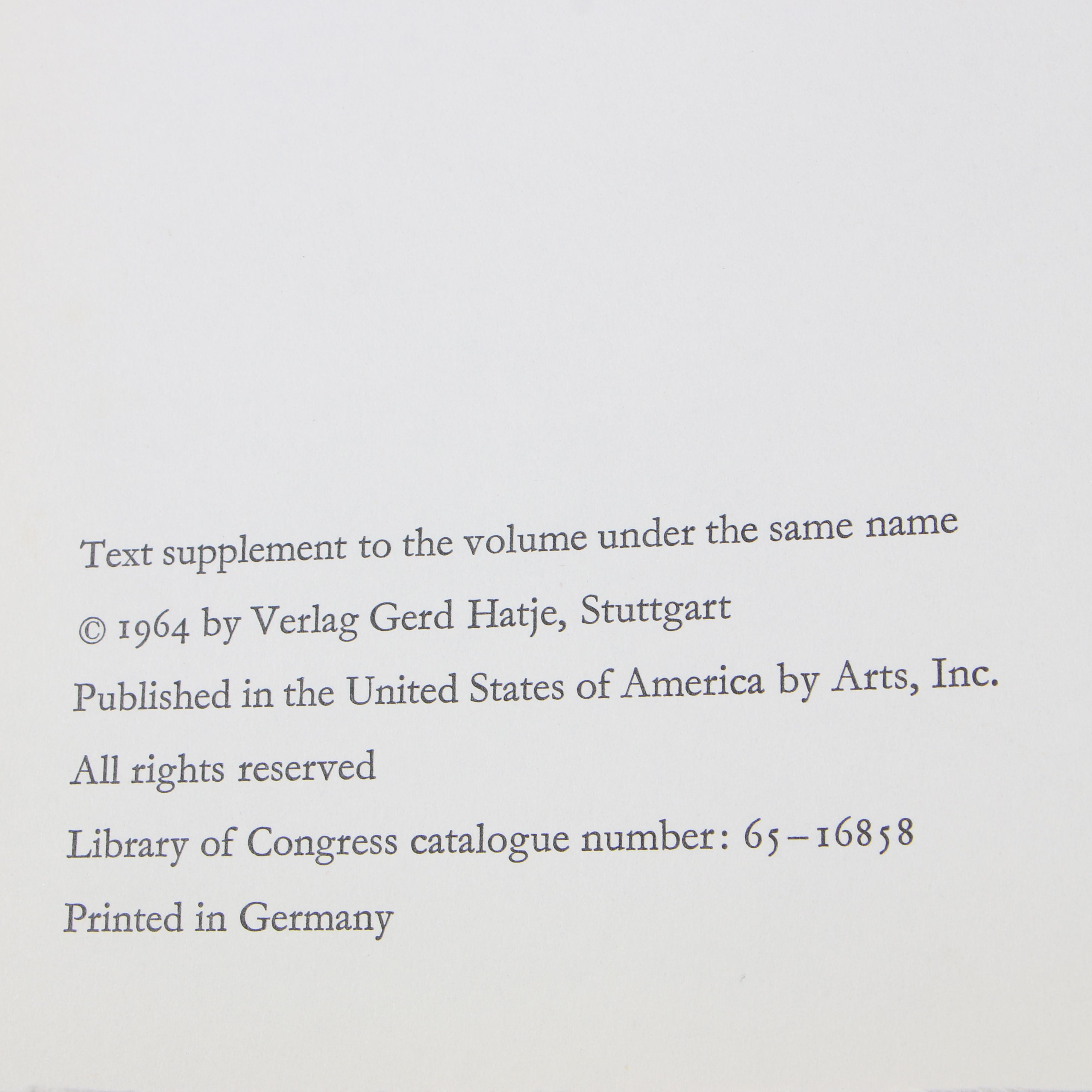 1964 "HAP Grieshaber: Woodcuts" Including Woodcut Prints