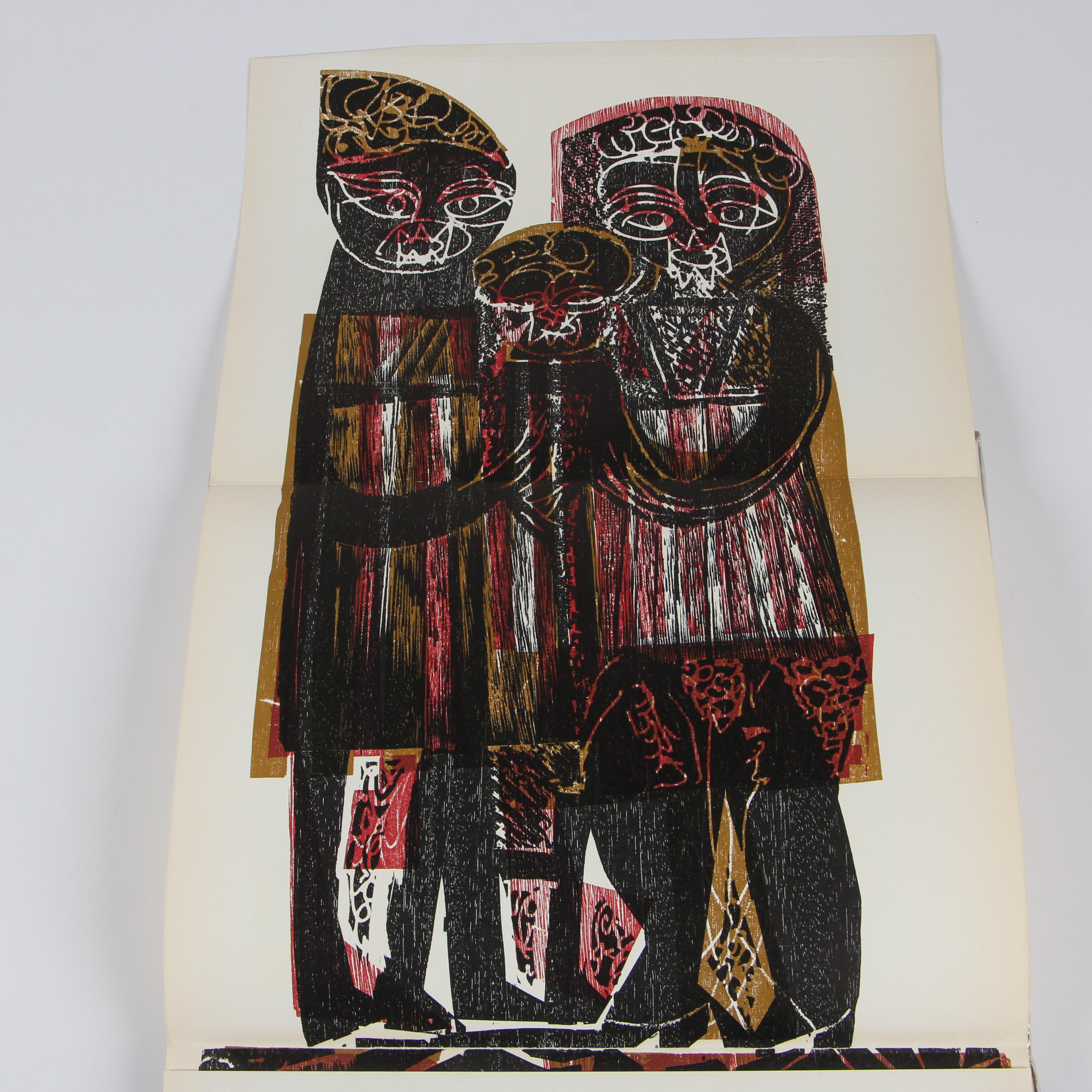 1964 "HAP Grieshaber: Woodcuts" Including Woodcut Prints