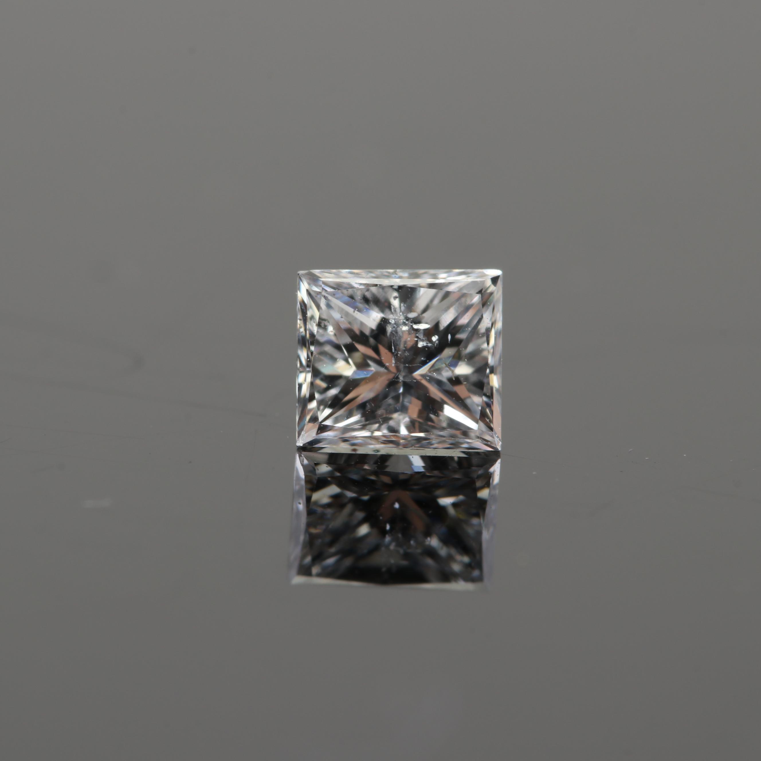Loose Princess Cut Diamond Gemstone