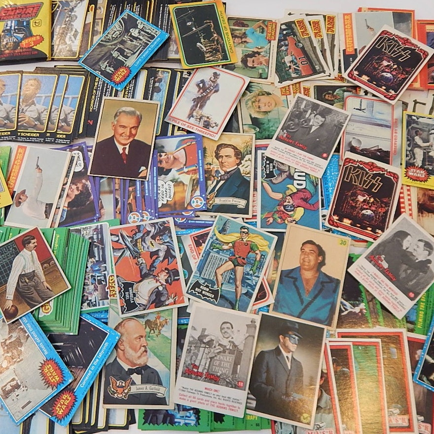 Non-Sports Trading Cards from 1960s to Early 1980s- Around 350 Count