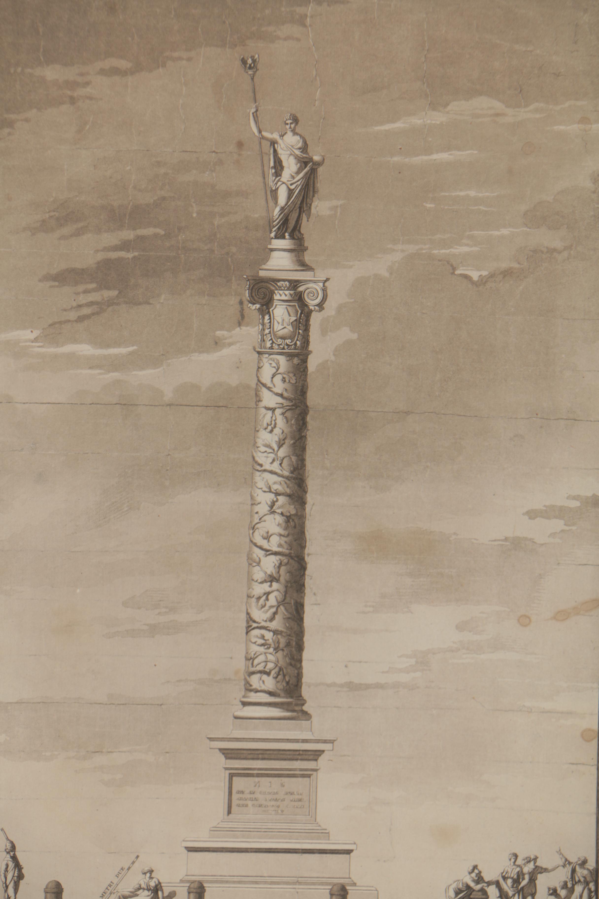 Ferdinando Albertolli Etching "A Napoleone Imperatore e Re", circa 1810