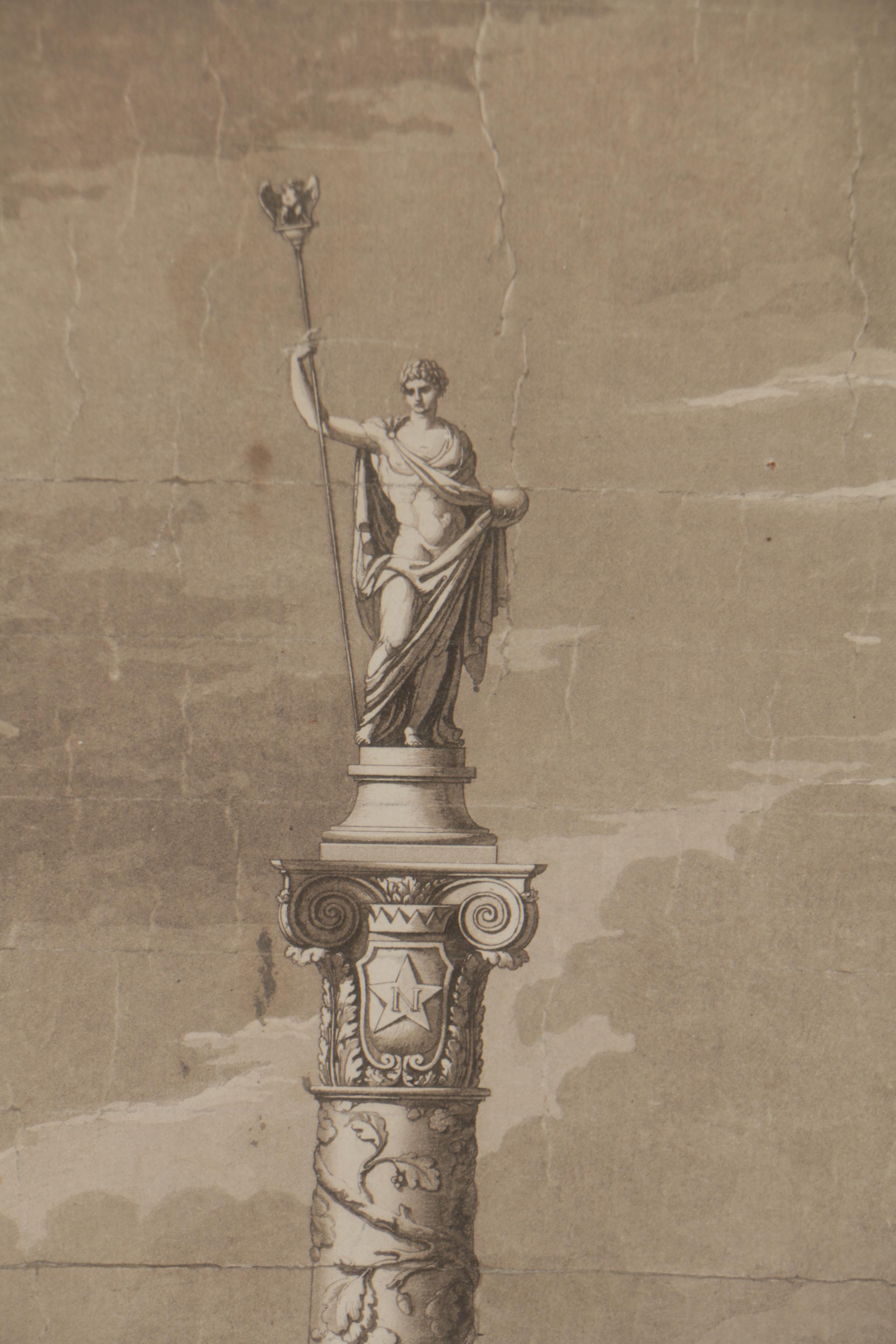 Ferdinando Albertolli Etching "A Napoleone Imperatore e Re", circa 1810