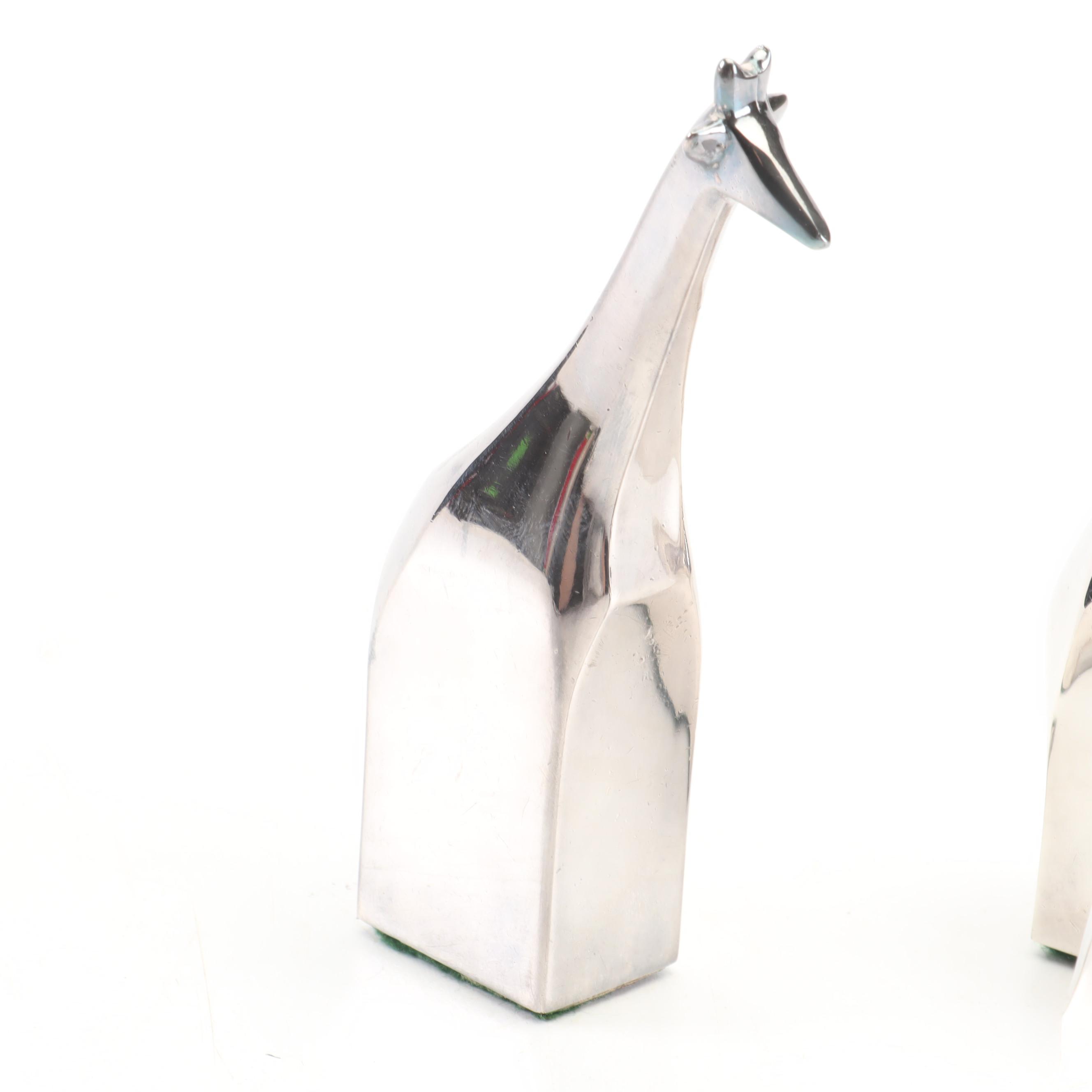 Gunner Cyren for Dansk "Silverplate Animals" Paperweights Including Bison