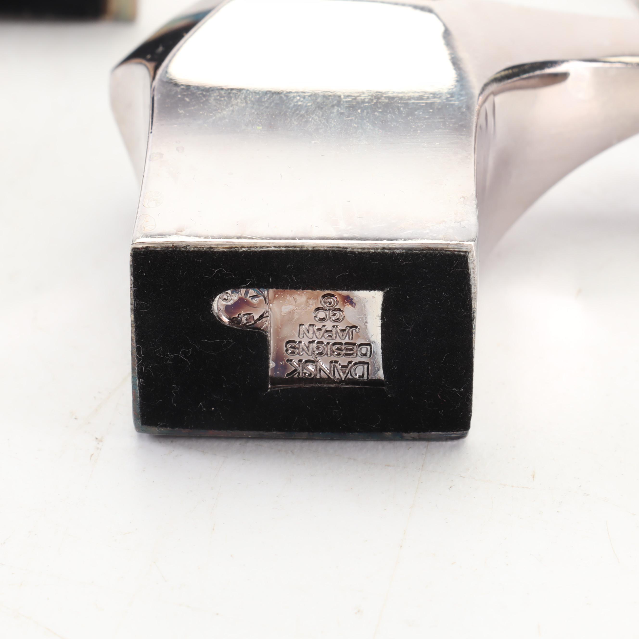 Gunner Cyren for Dansk "Silverplate Animals" Paperweights Including Bison