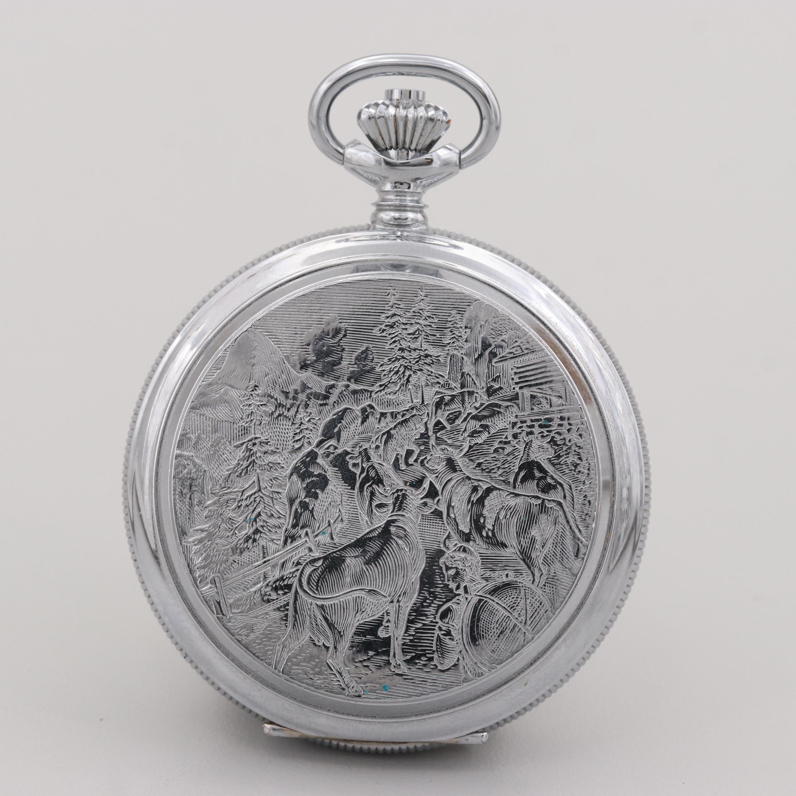 Hebdomas Baylor Eight Day Hunter Case Pocket Watch