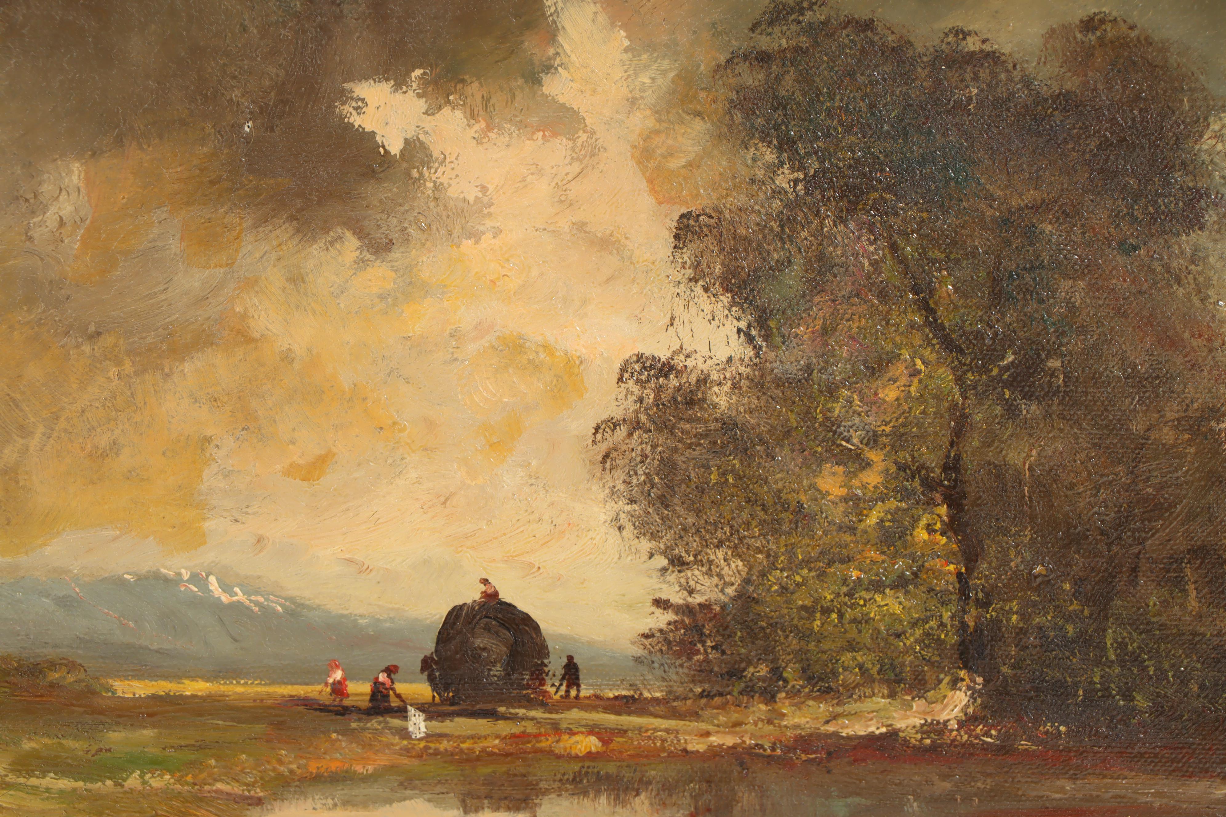 Heinrich Berger Landscape Oil Painting