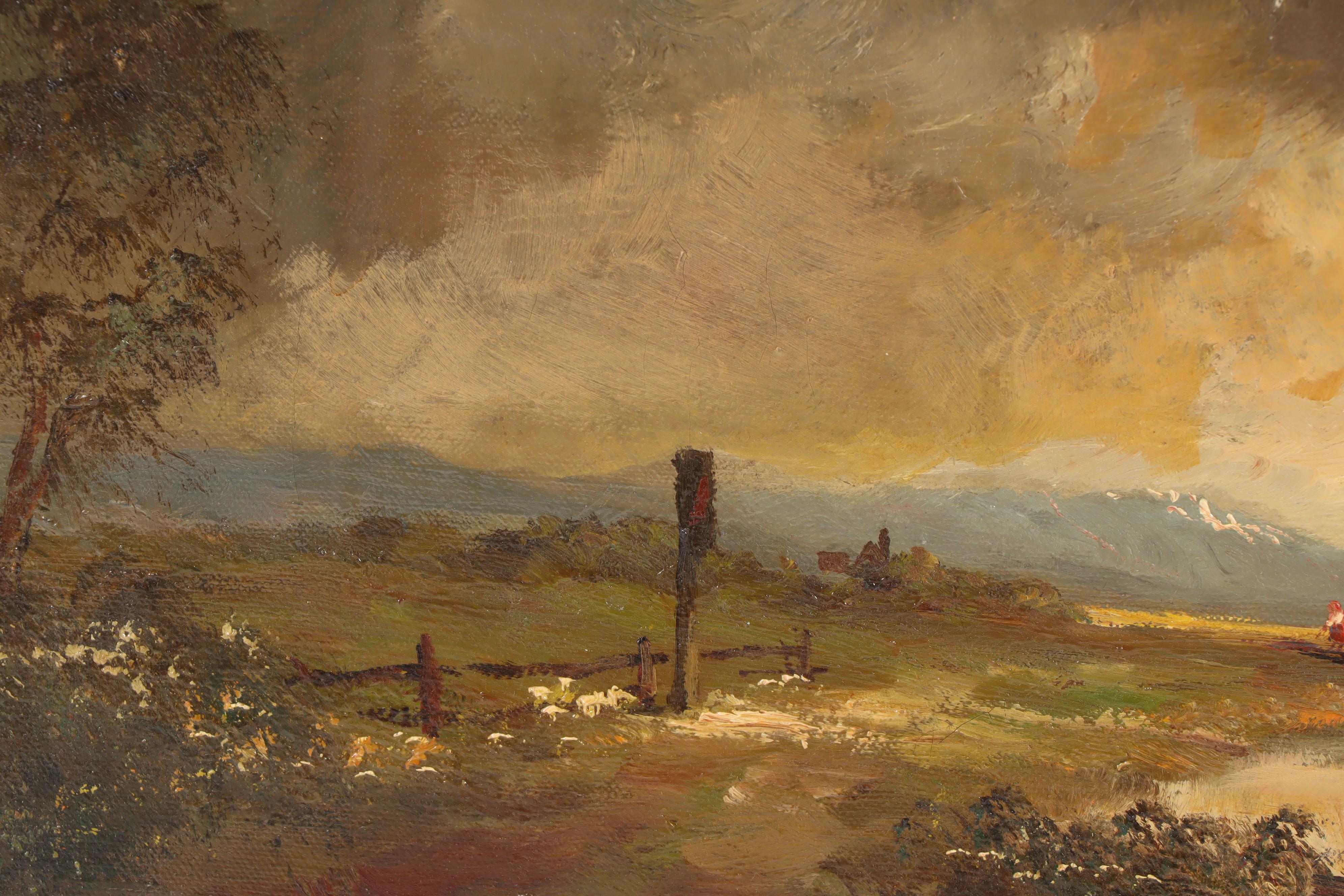 Heinrich Berger Landscape Oil Painting