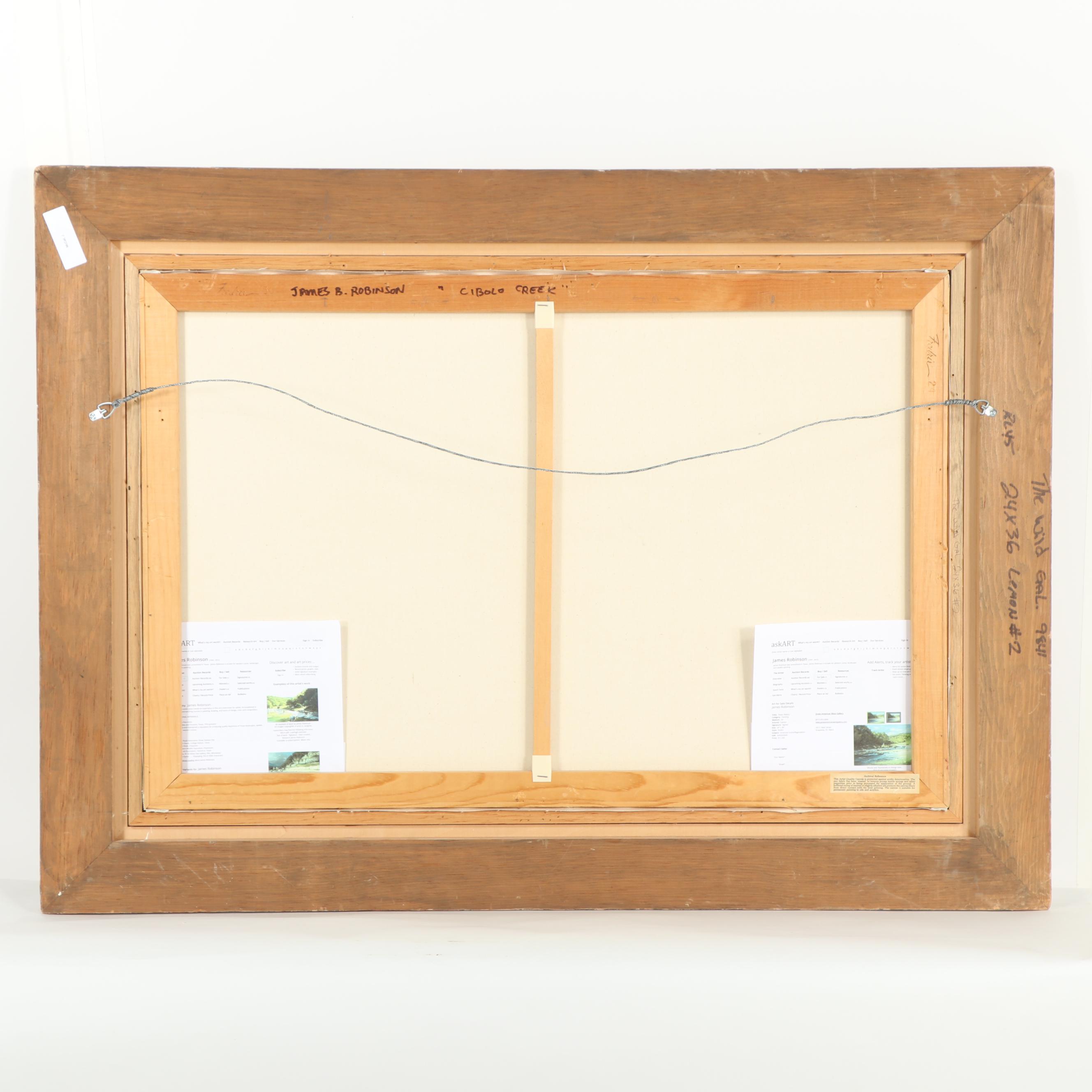 James Robinson Oil Painting "Cibolo Creek"