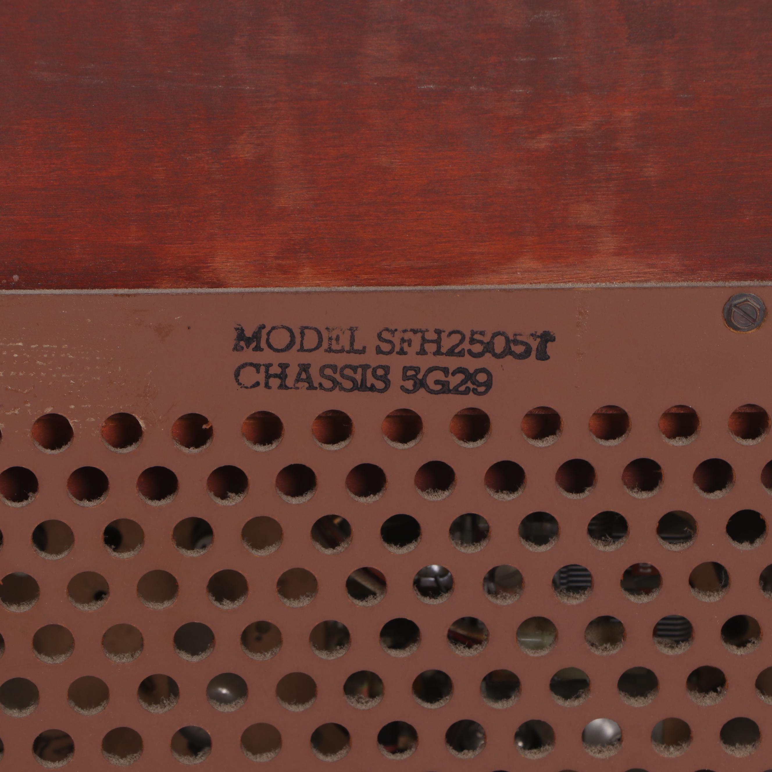 Zenith Stereophonic High Fidelity Console Radio and Turntable, Mid 20th Century