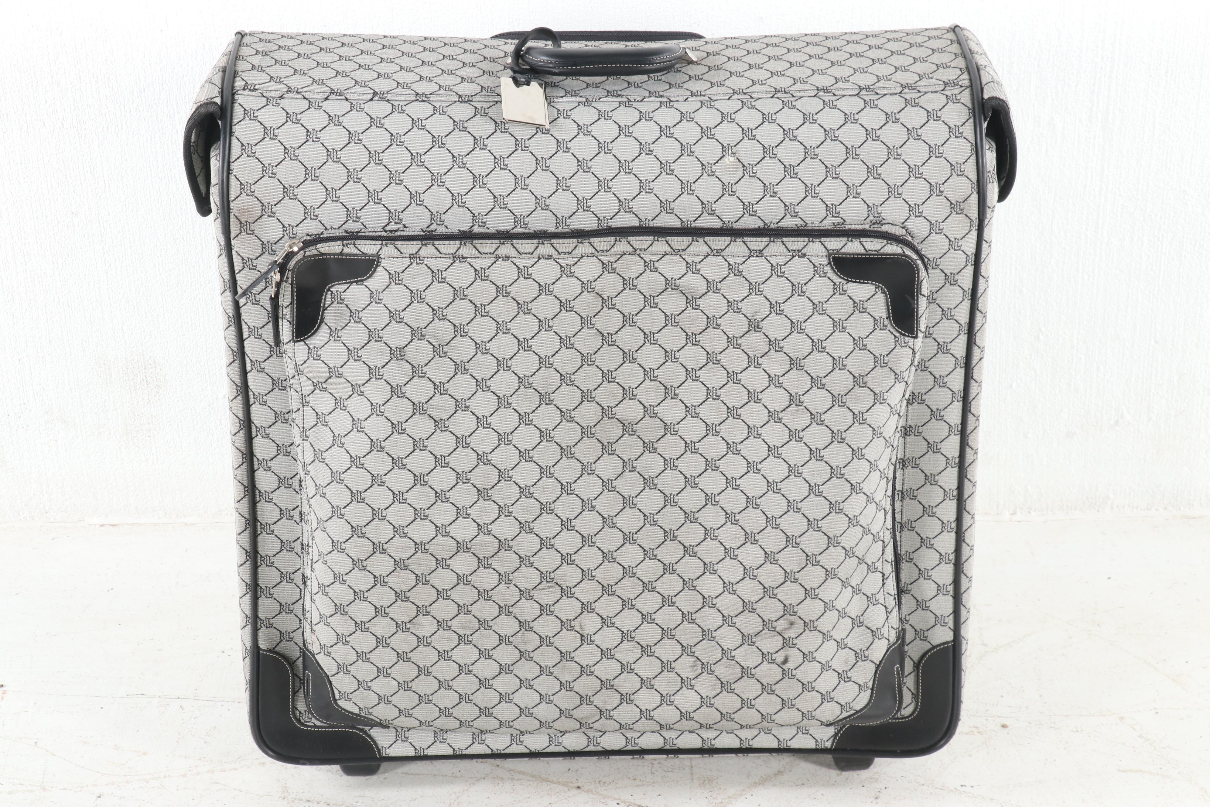 LAUREN Ralph Lauren Monogrammed Suitcase Luggage