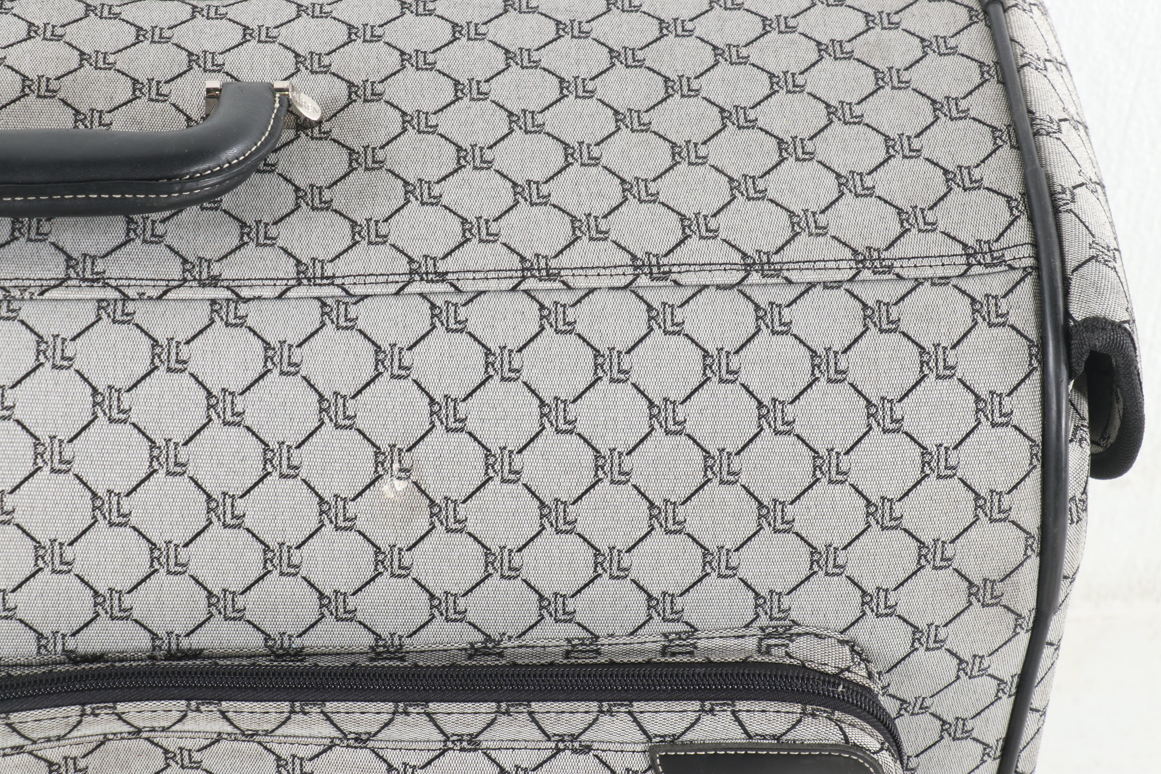 LAUREN Ralph Lauren Monogrammed Suitcase Luggage