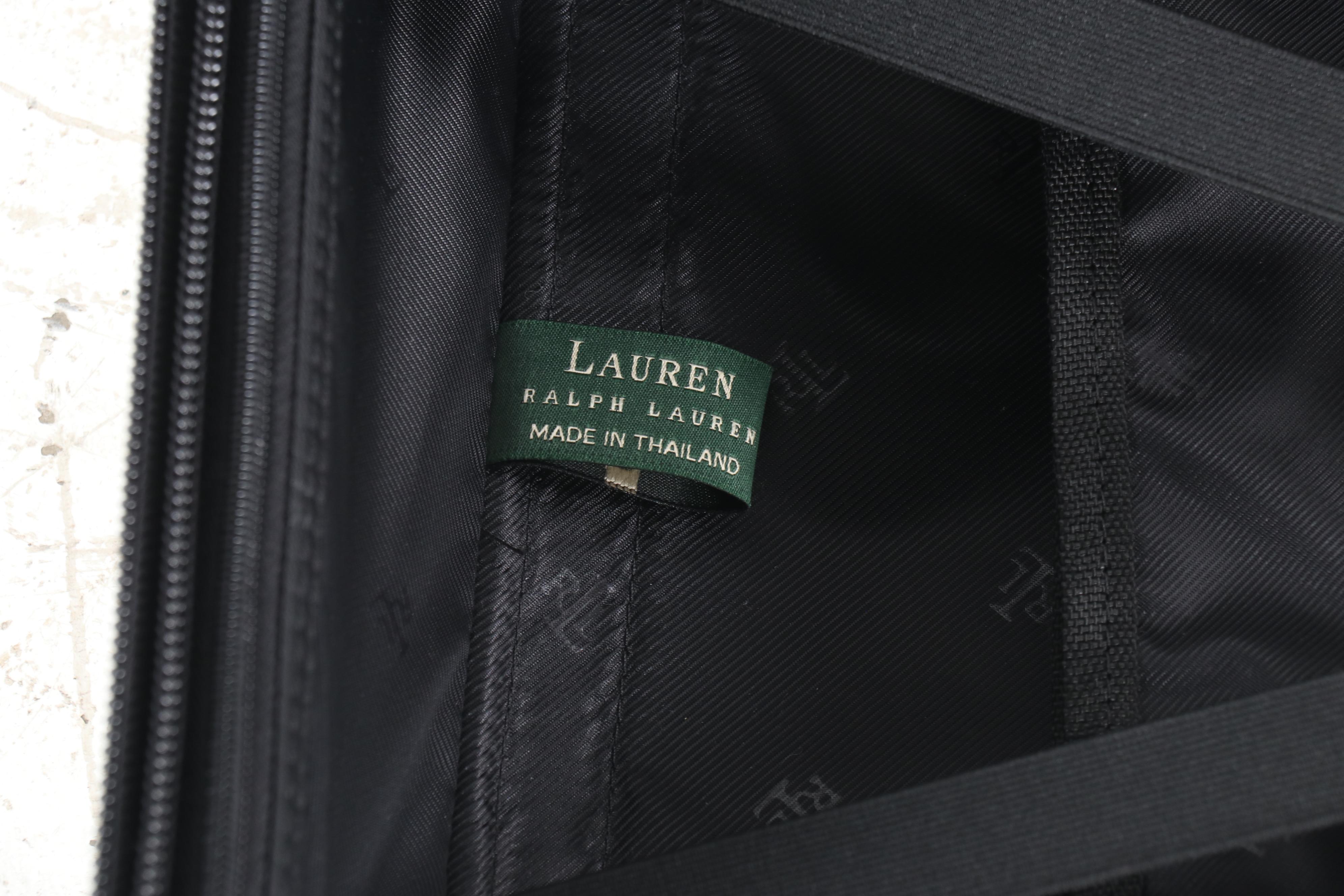 LAUREN Ralph Lauren Monogrammed Suitcase Luggage