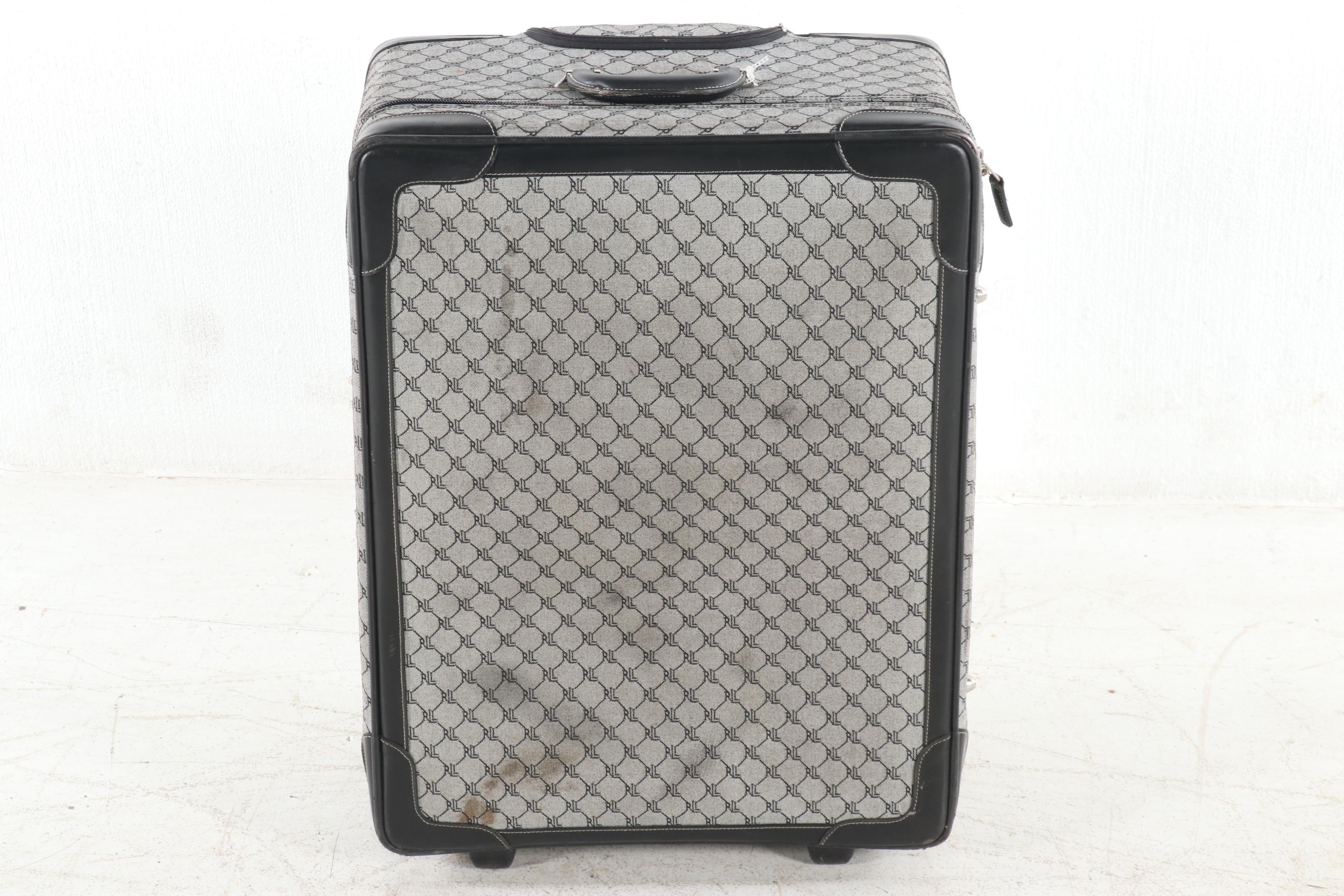 LAUREN Ralph Lauren Monogrammed Suitcase Luggage