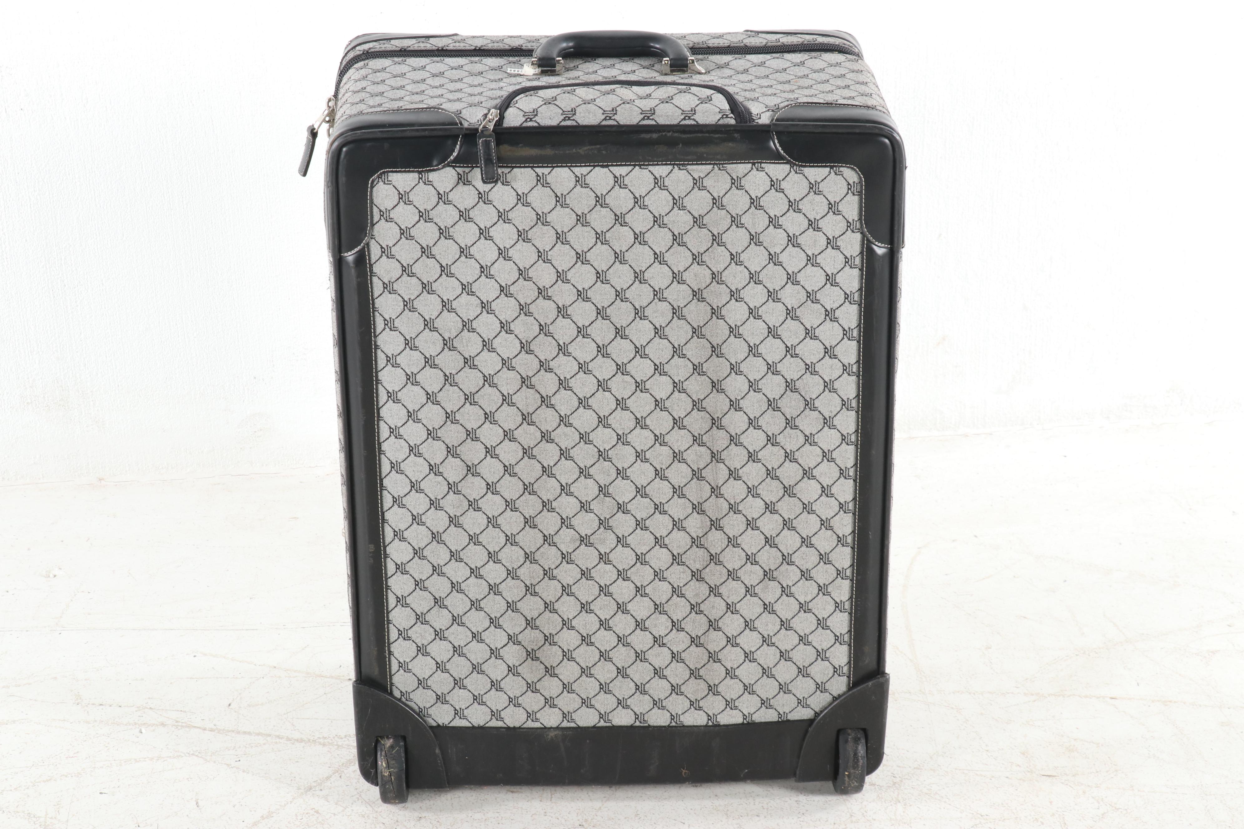 LAUREN Ralph Lauren Monogrammed Suitcase Luggage