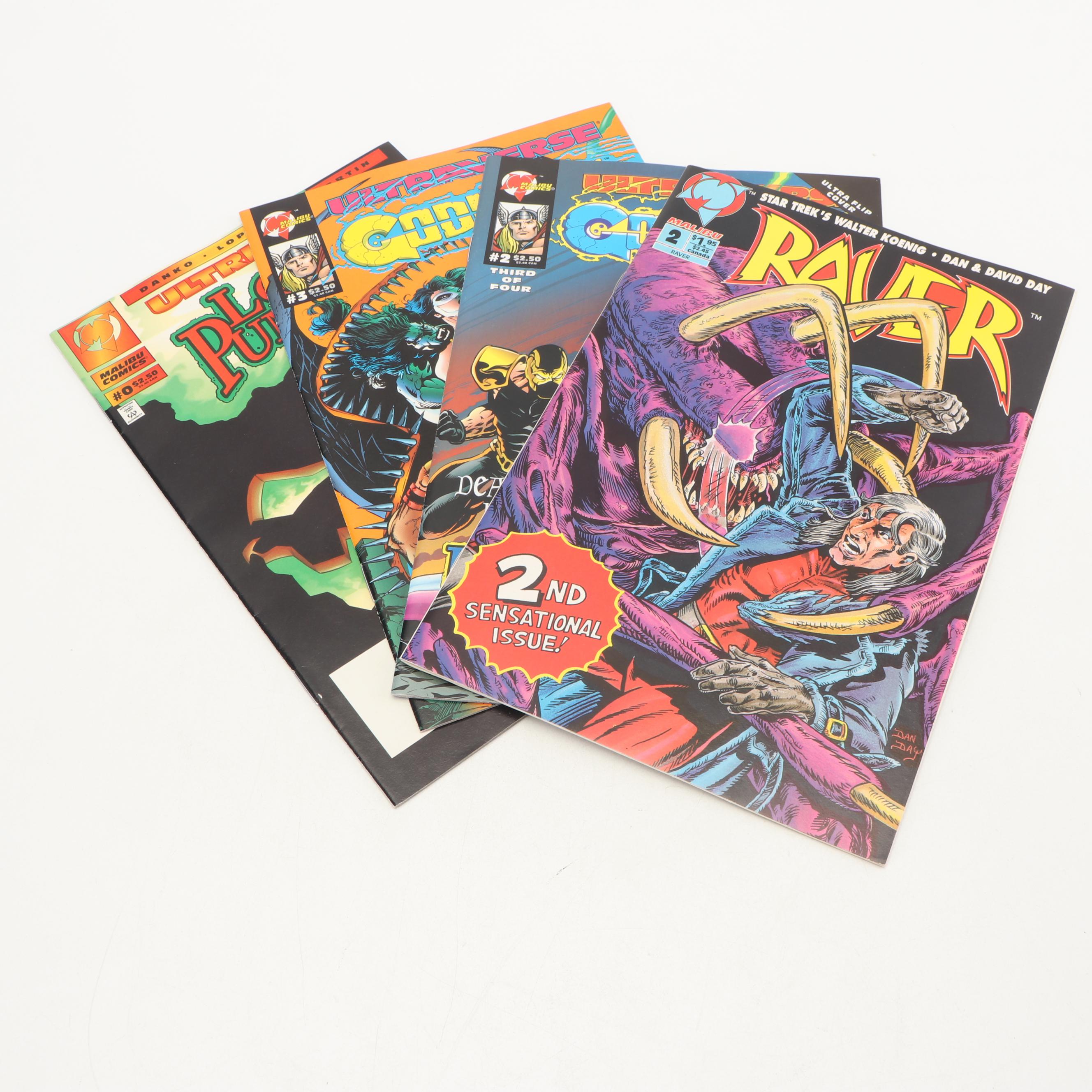 Modern Age Malibu Comics "The Nightman, Exiles, Raver and more" Comic Books