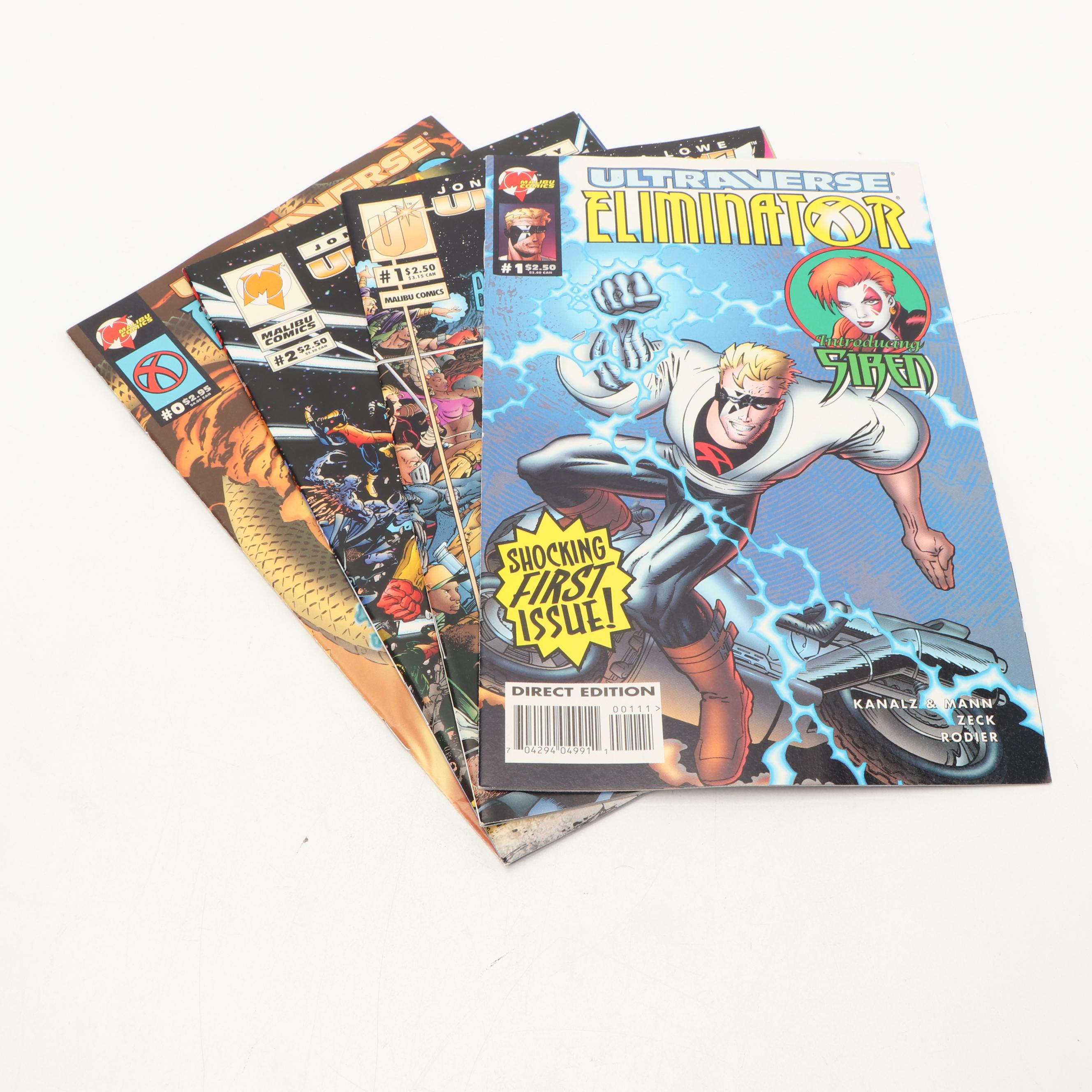 Modern Age Malibu Comics "The Nightman, Exiles, Raver and more" Comic Books