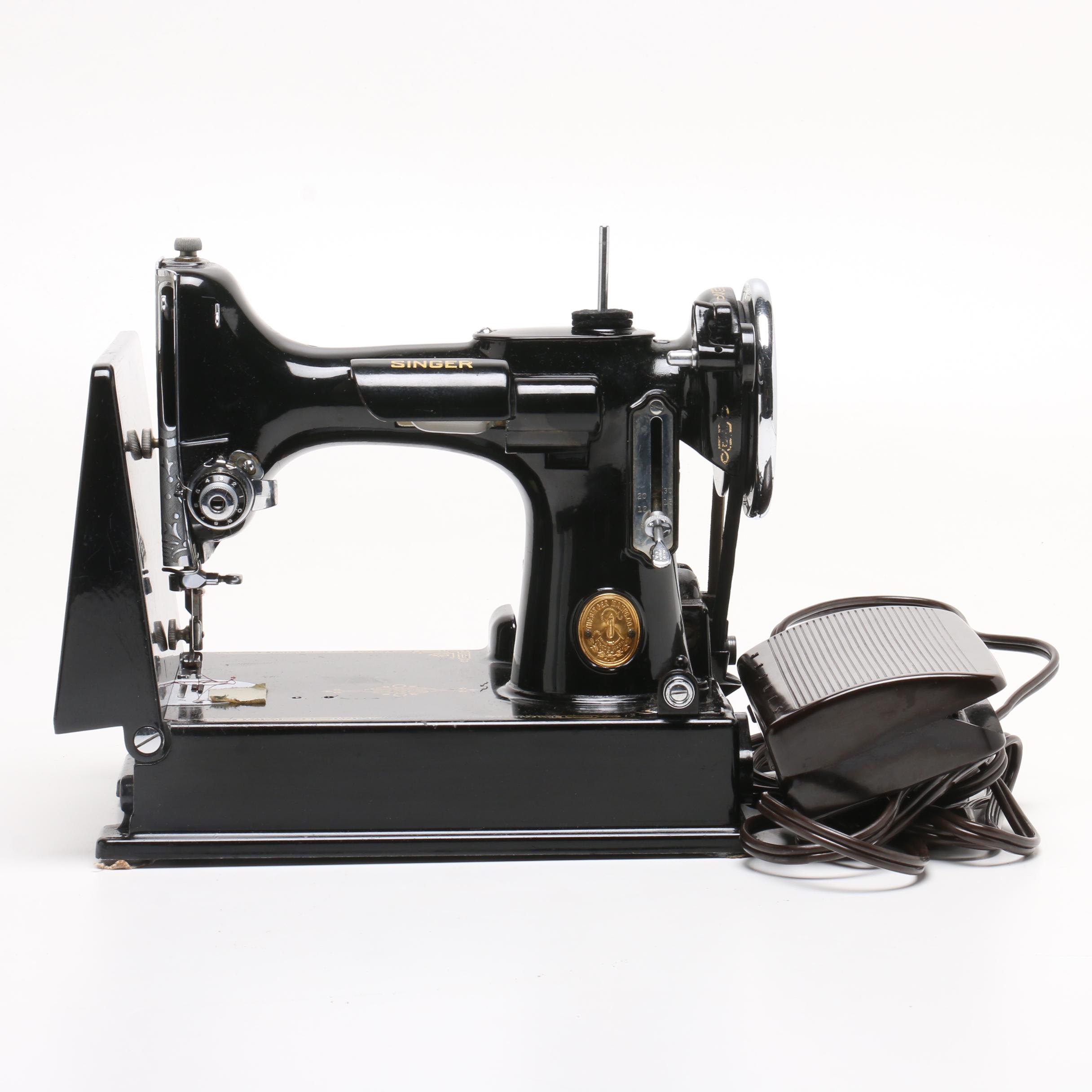 Vintage Portable Singer Sewing Machine